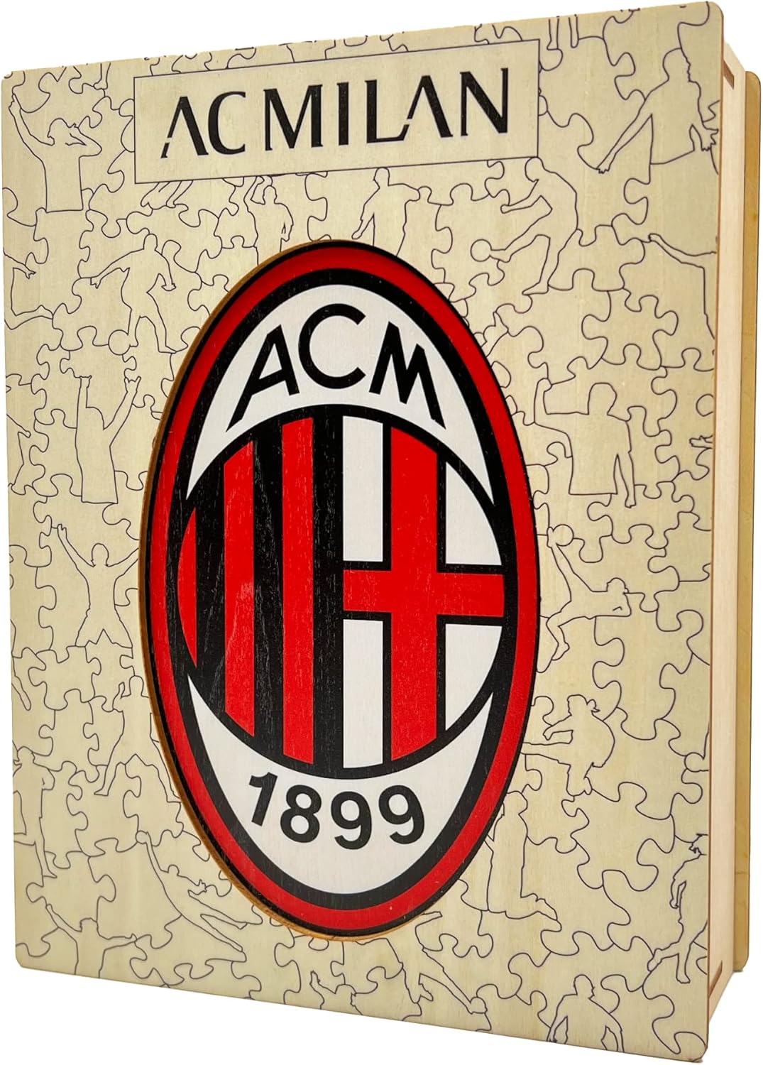 Iconic Puzzles - Puzzle in Legno Milan Logo 500 Pezzi - immagine 4