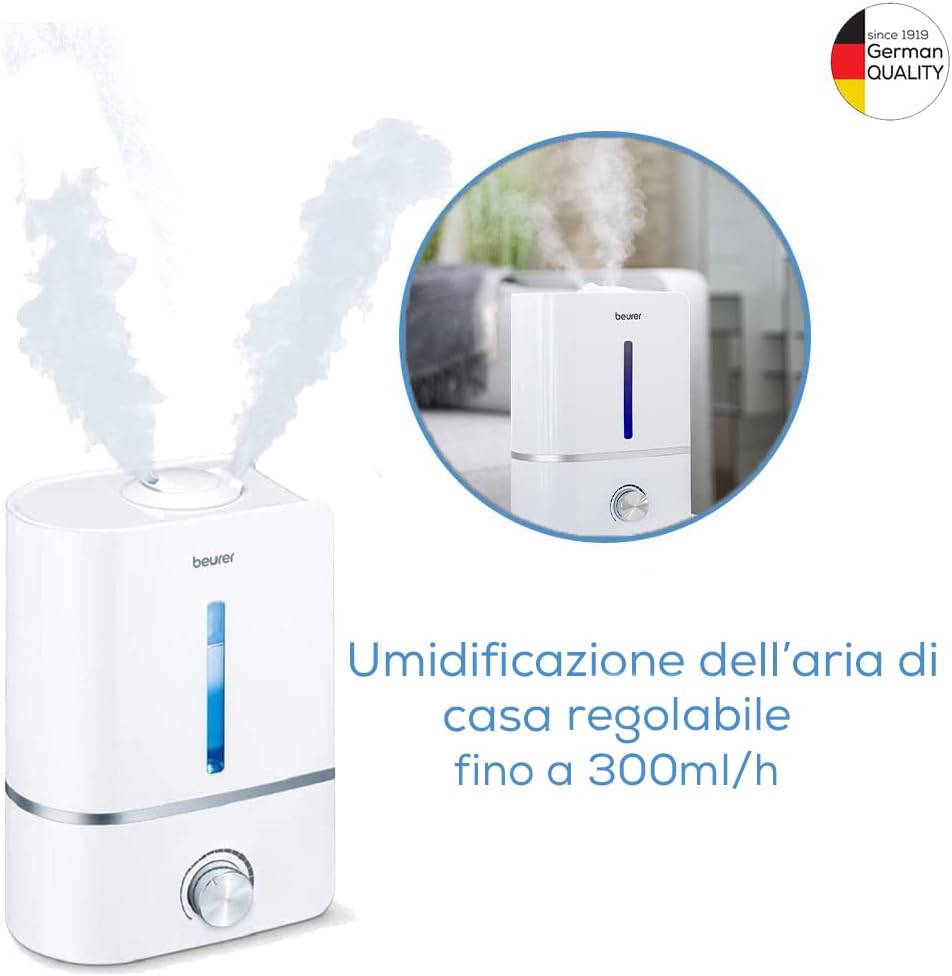 Beurer Lb 45 Umidificatore a Vapore - 1540 g - immagine 2
