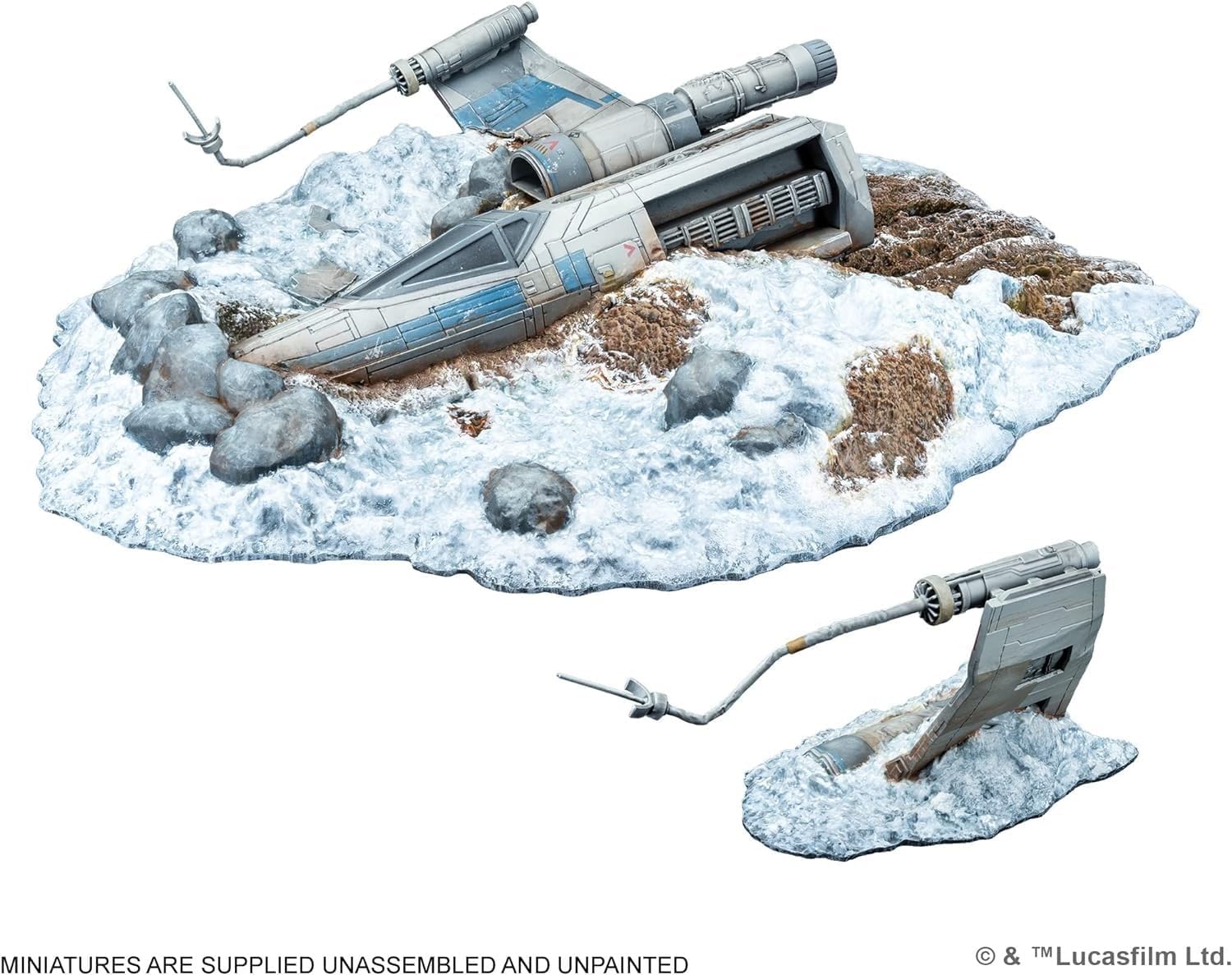 Star Wars Legion Crashed X-Wing Terrain Expansion | Two Player Battle Game | Miniatures Game | Strategy Game for Adults and Teens | Ages 14+ | Average Playtime 3 Hours | Made by Atomic Mass Games - immagine 4