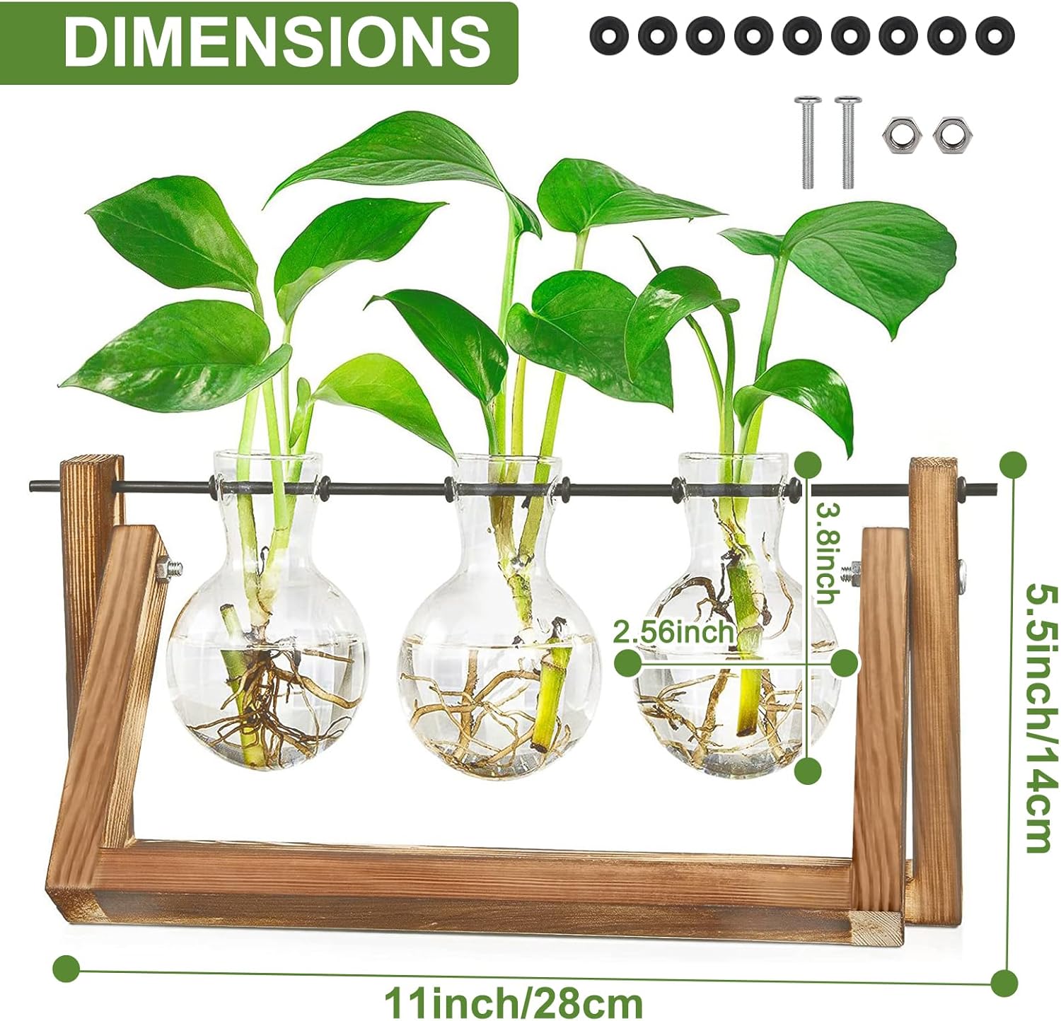 PUWOWYE Stazione di Propagazione per Piante Vintage - immagine 2