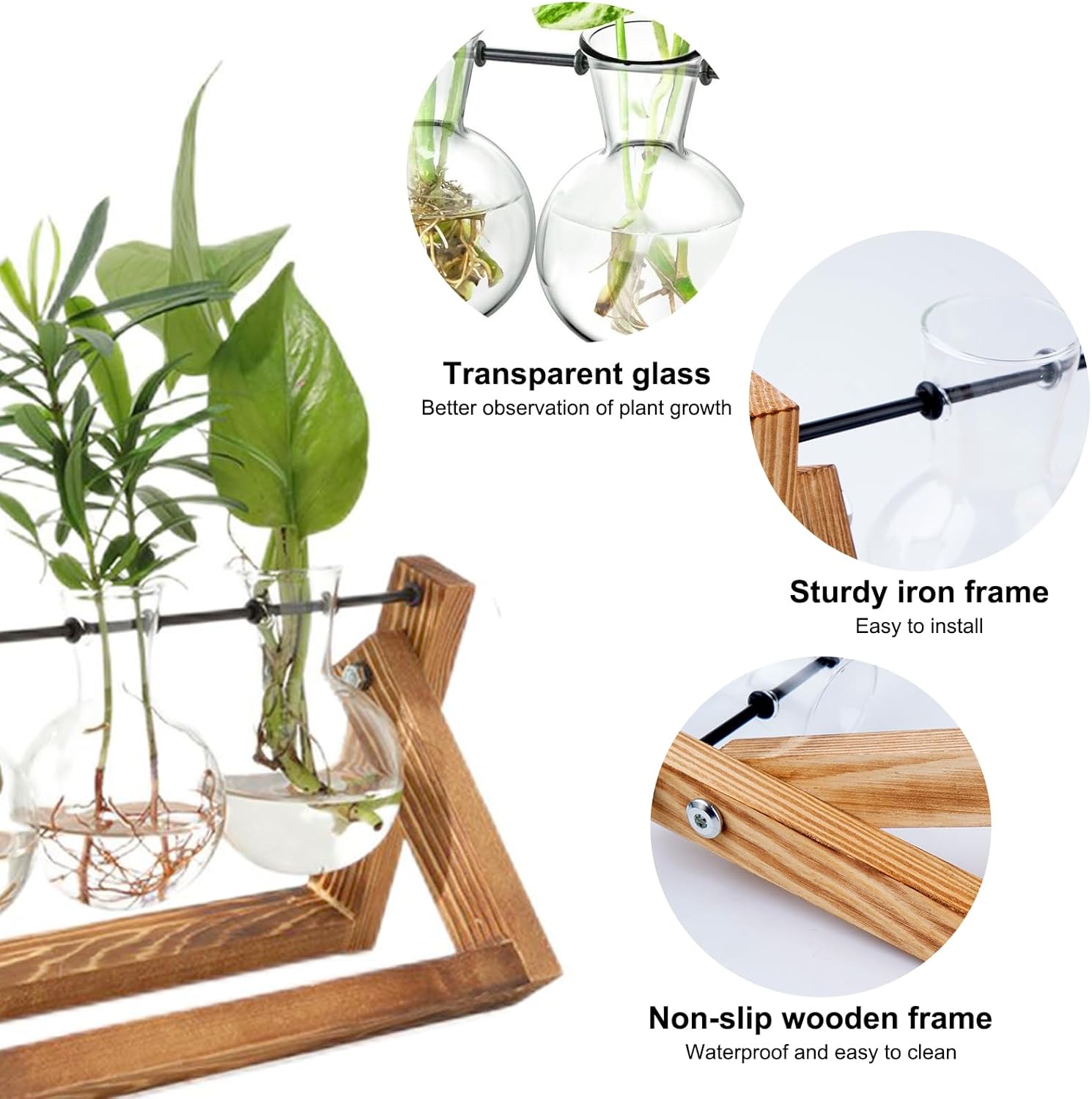 PUWOWYE Stazione di Propagazione per Piante Vintage - immagine 3