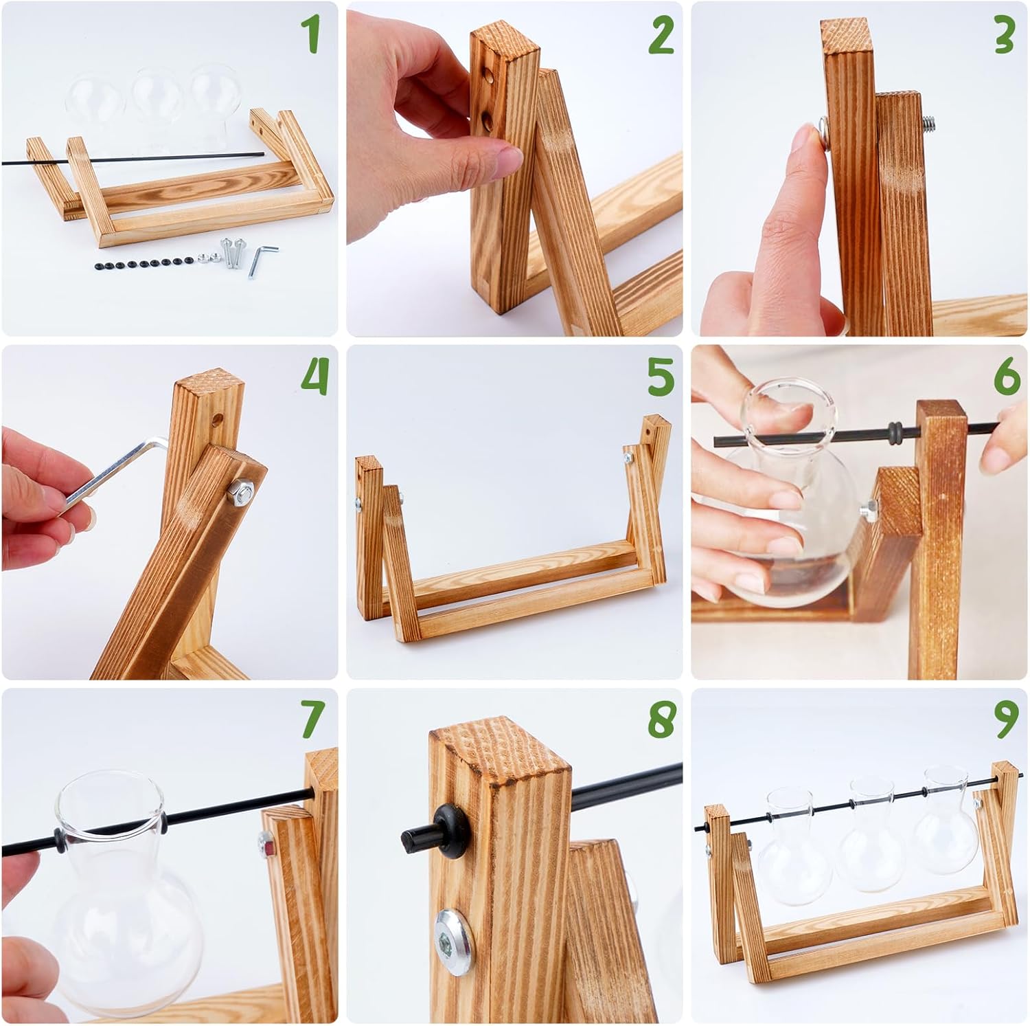 PUWOWYE Stazione di Propagazione per Piante Vintage - immagine 4