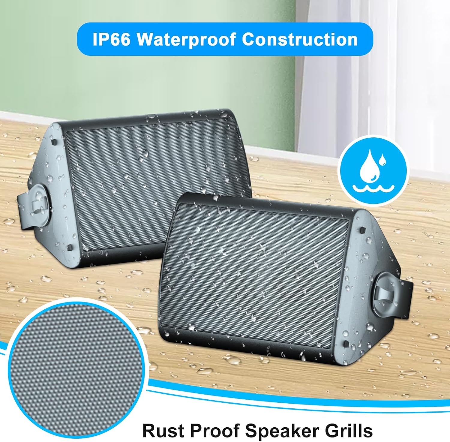 Studiofinix Altoparlanti Outdoor Wall Mount Bluetooth - immagine 6