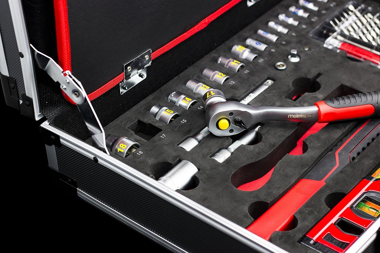 Meister Cassetta degli attrezzi 121 pezzi in alluminio - immagine 7