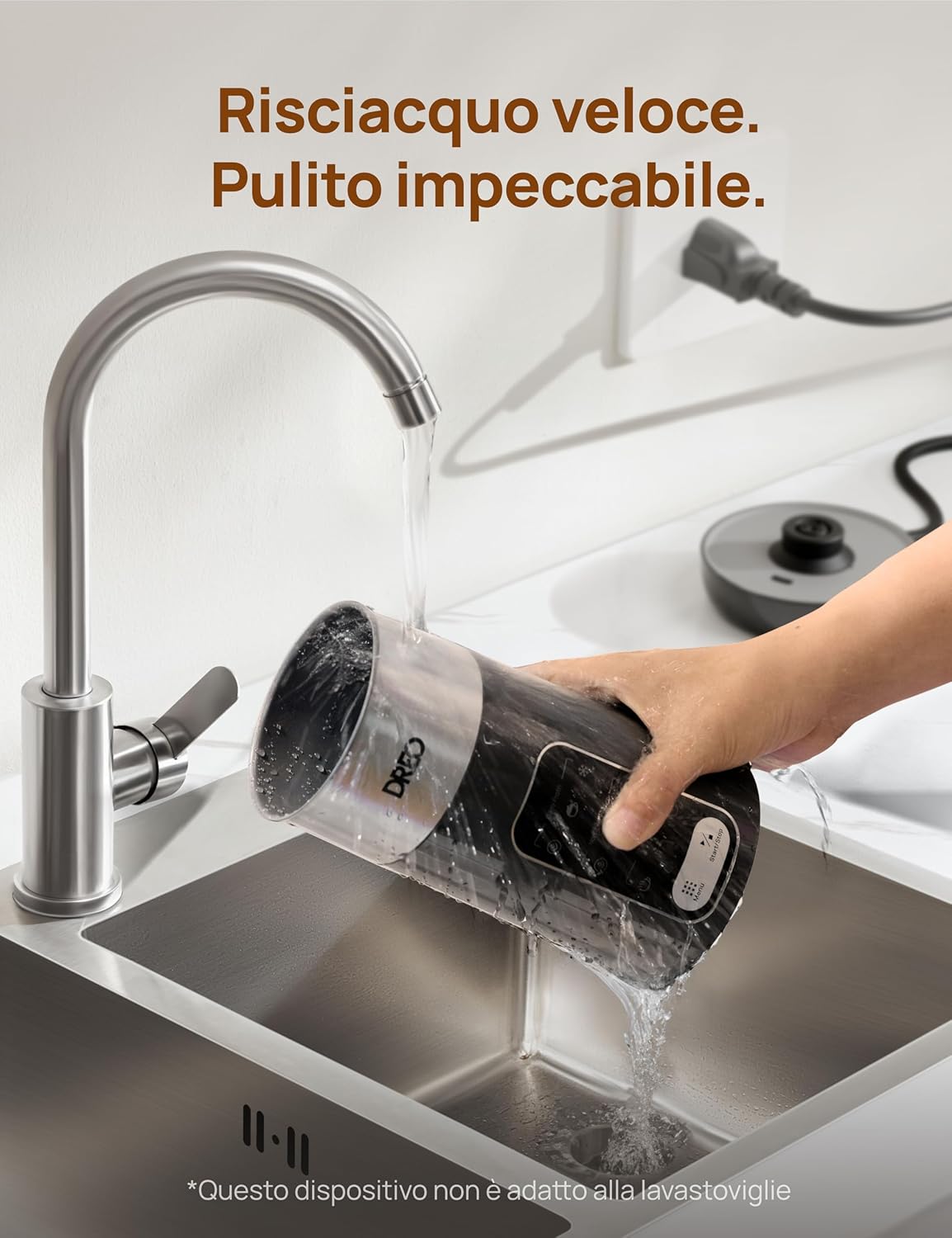 Dreo Montalatte Elettrico 8 in 1 per Caffè Latte Art - immagine 7