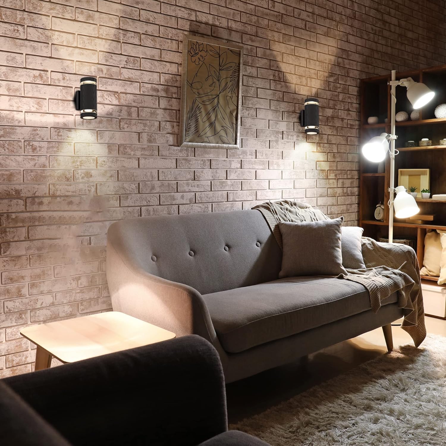 Celavy LED Applique da Esterno Parete 4 Pezzi, Nero - immagine 5