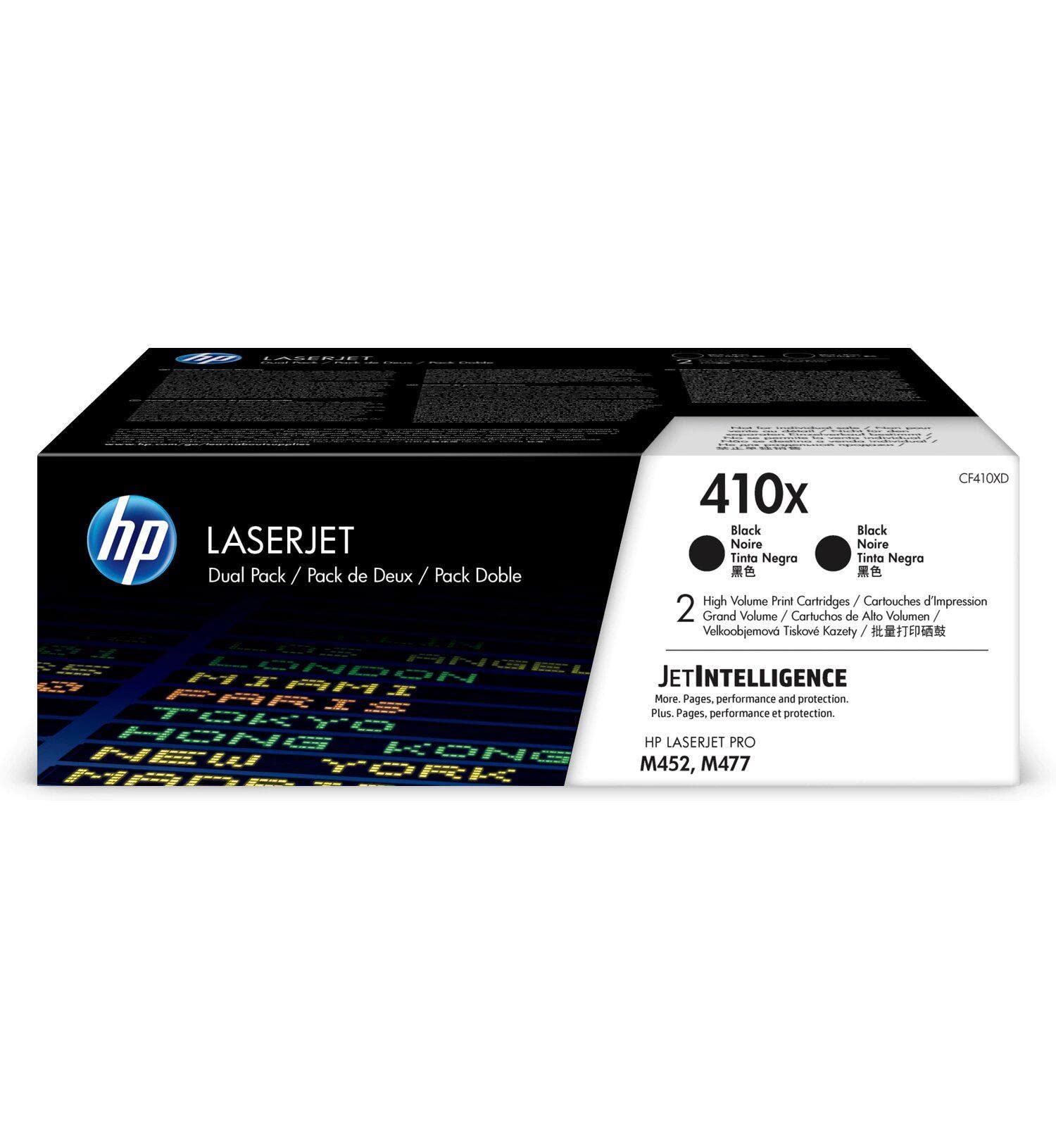 Hp 410X CF410XD - Multipack 2 Toner Originali Nero