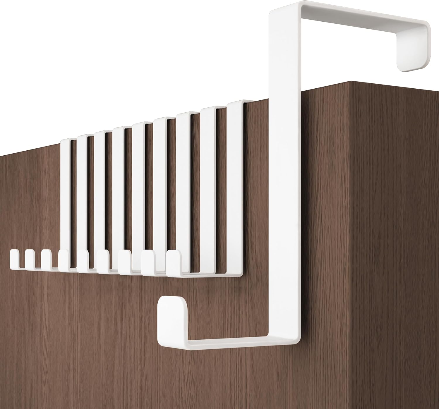 Menz Attaccapanni da Porta - 10 Pezzi, Bianco - immagine 1