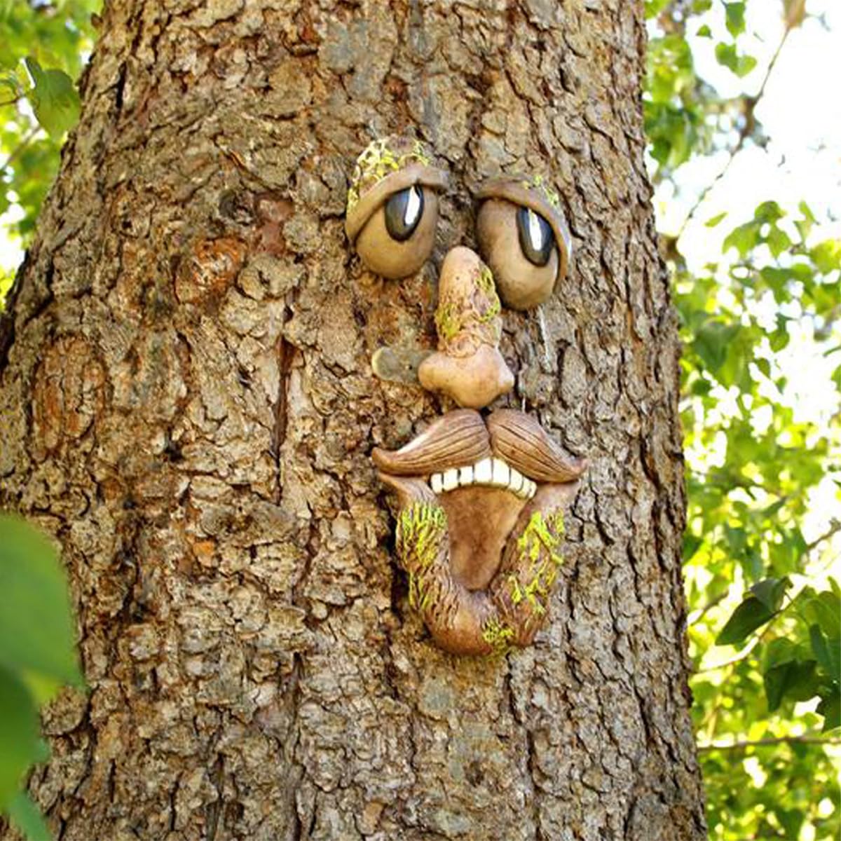 Decorazione per Tronco d'Albero Tronco per Esterni Decorazione da Appendere Decorazione da Giardino di Pasqua per Decorazione da Giardino Arte da Giardino