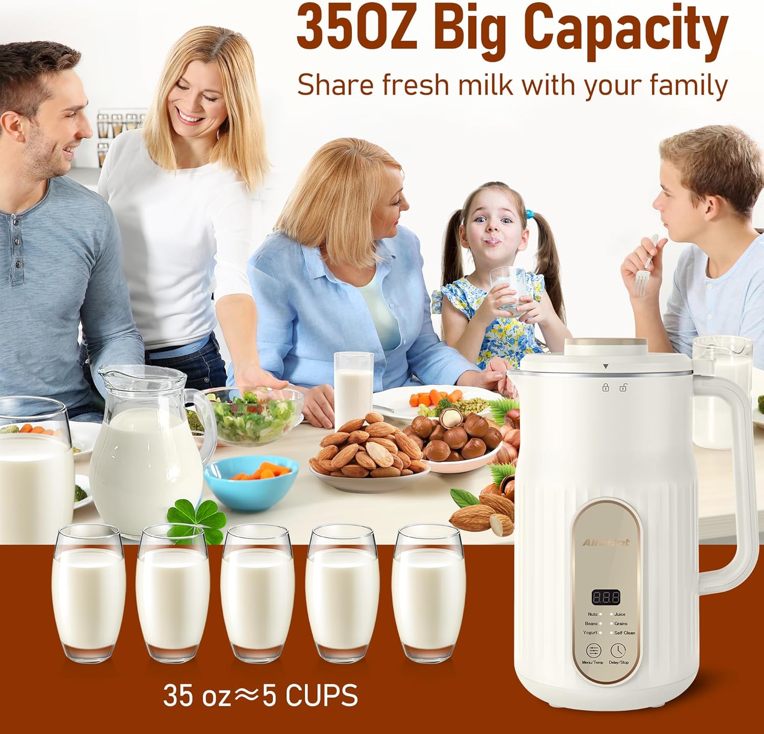 Alfabot N2 - Macchina Automatica per Latte Vegetale 1000ml - immagine 3