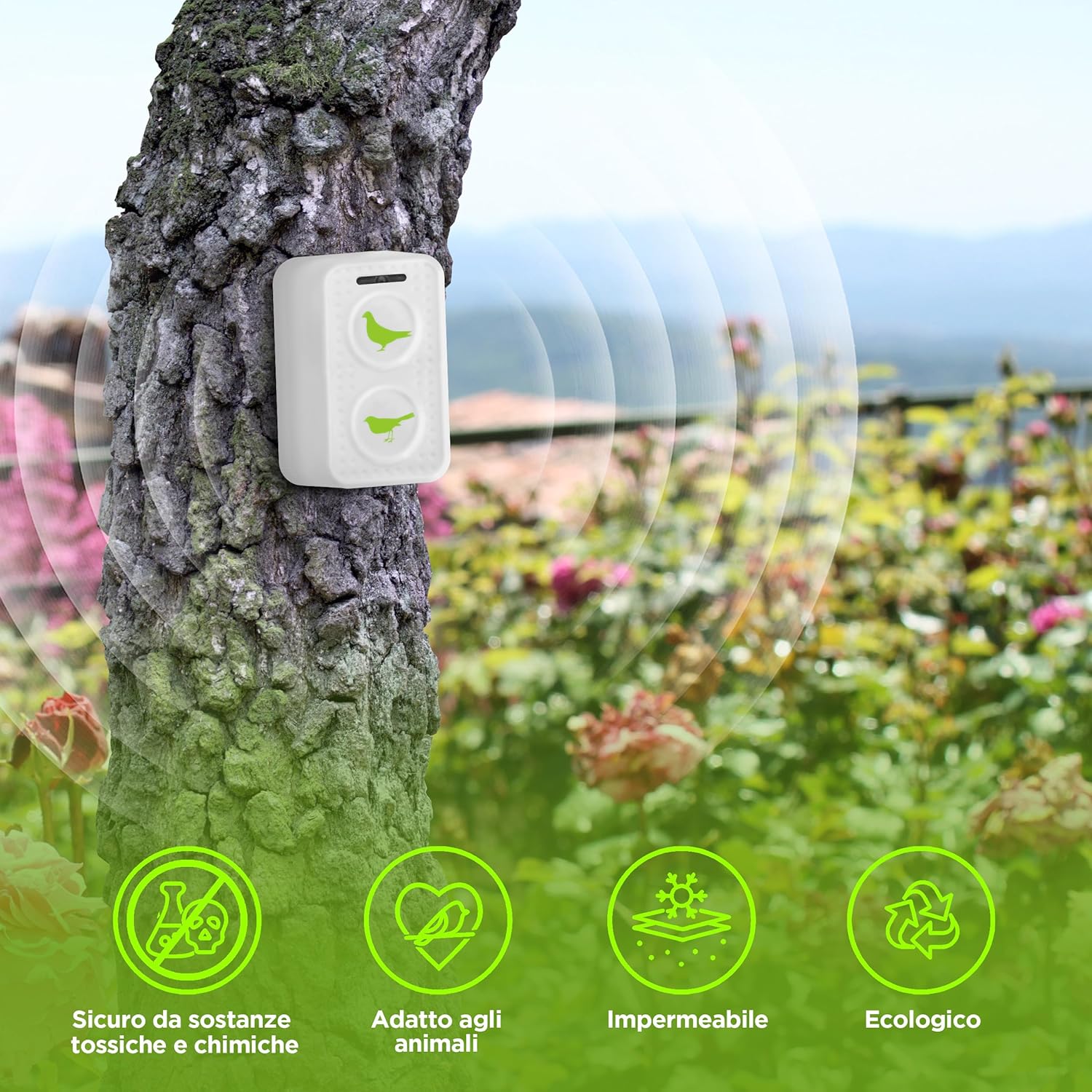 Isotronic Deterrente Piccioni Ultrasuoni (2 pezzi) - immagine 4