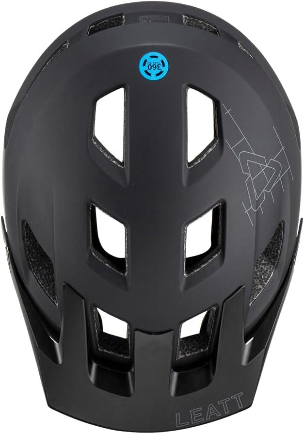 Leatt Helmet MTB AllMtn 1.0 V23 Stealth, M 55-59cm - immagine 6