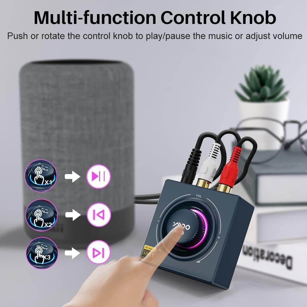 Ymoo LDAC Ricevitore Bluetooth 5.2 HiFi RCA - immagine 3