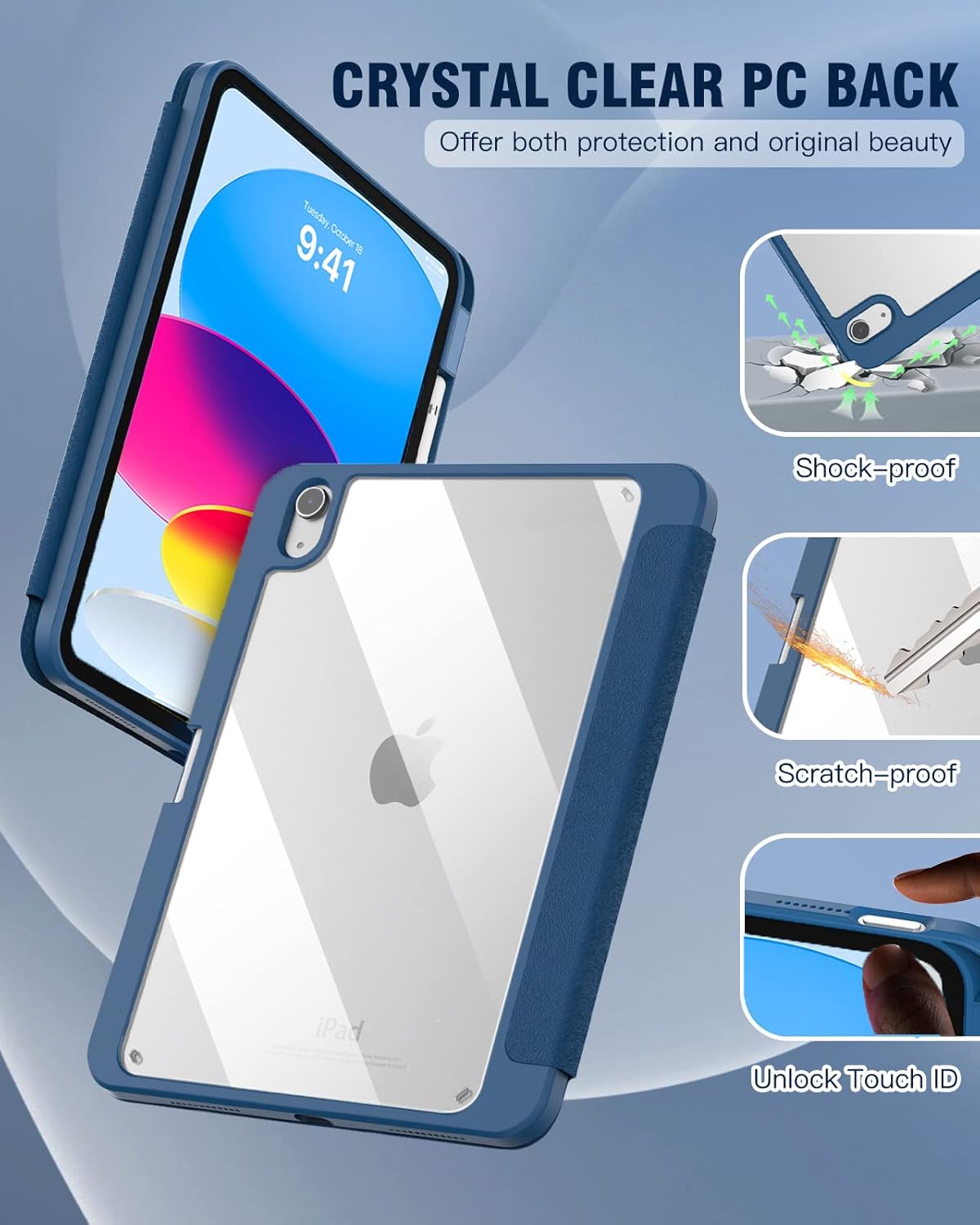 TiMOVO Custodia per iPad 10 Generazione 10,9" 2022 - immagine 3