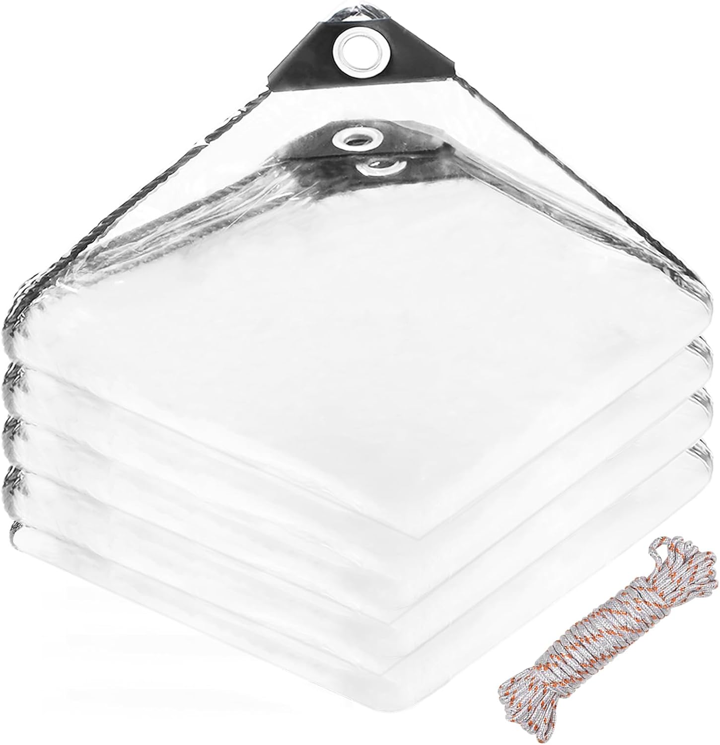 Fogawa Telone Trasparente con Occhielli 3x5 m