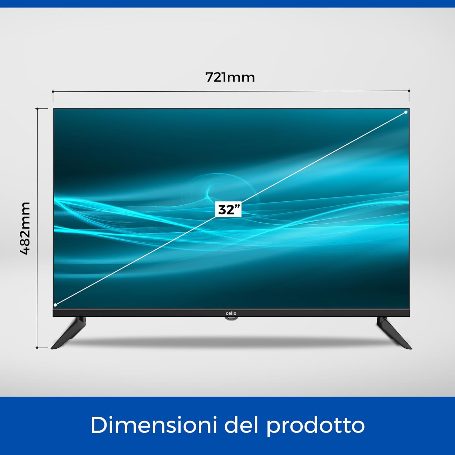 C3224WSF 32" SMART TV Frameless con DVD - immagine 2