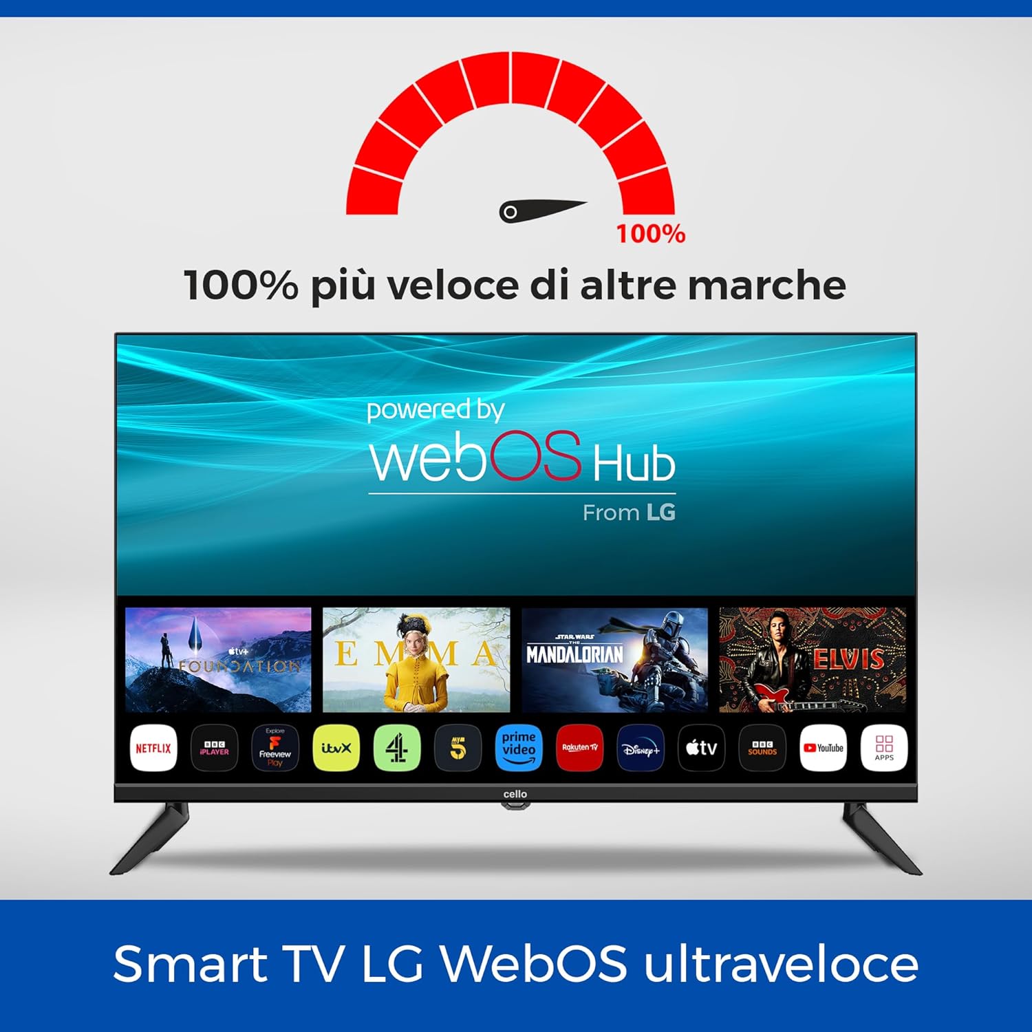 C3224WSF 32" SMART TV Frameless con DVD - immagine 3