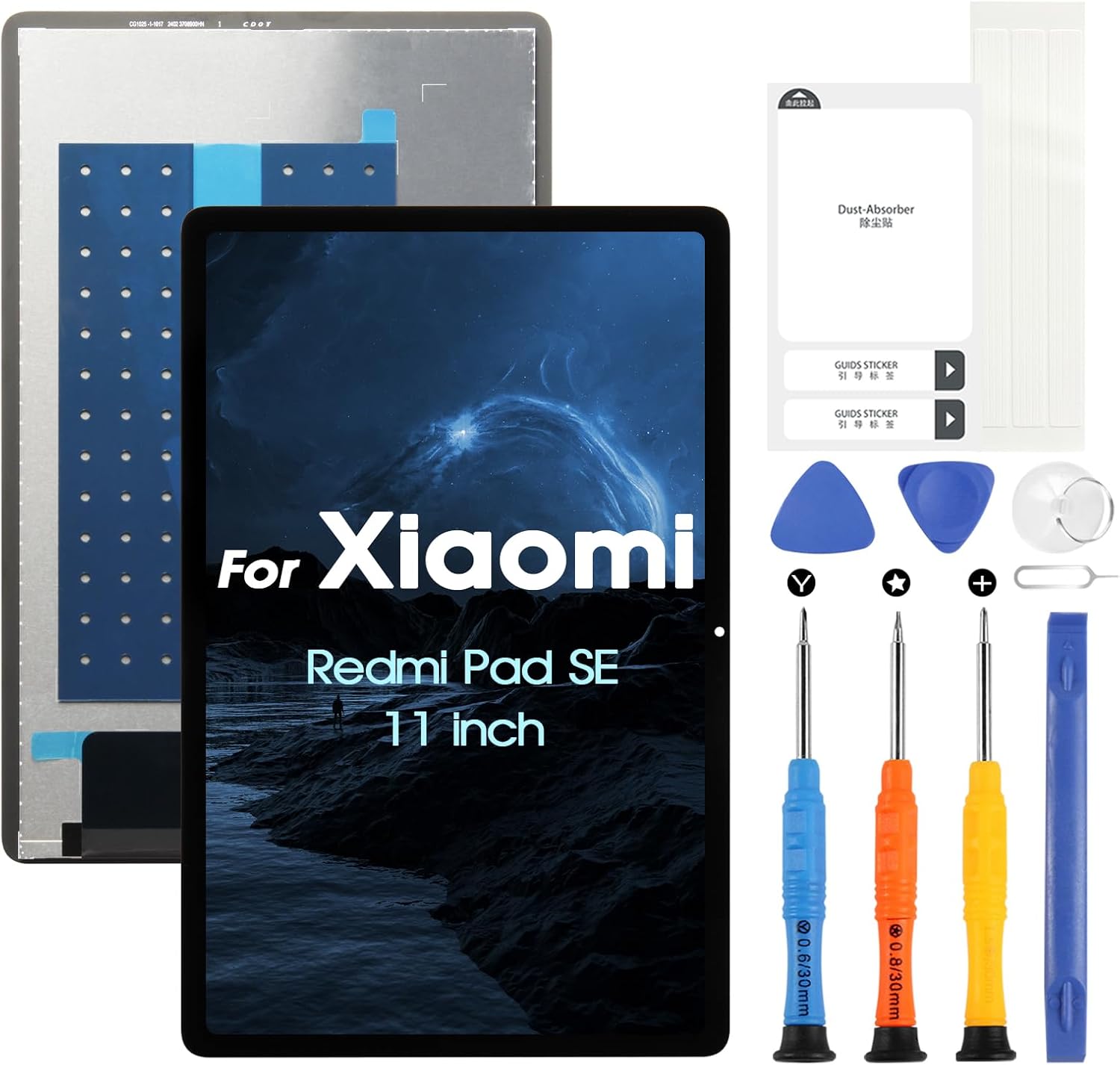 Schermo LCD per Xiaomi Redmi Pad SE 11" Nero - immagine 1