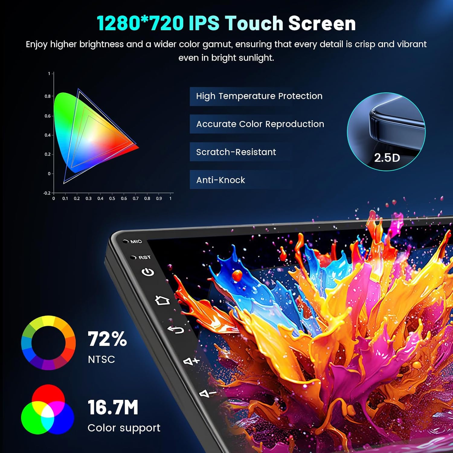 Hikity Android 15 Autoradio 9'' per Toyota Yaris (2005-2011) - immagine 5