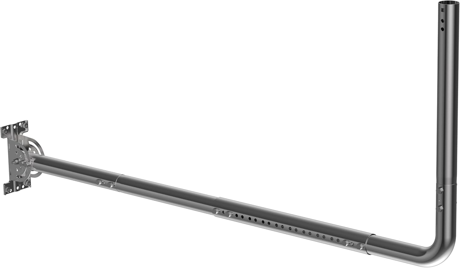 Staffa Antenna Regolabile per Grondaie e Pareti