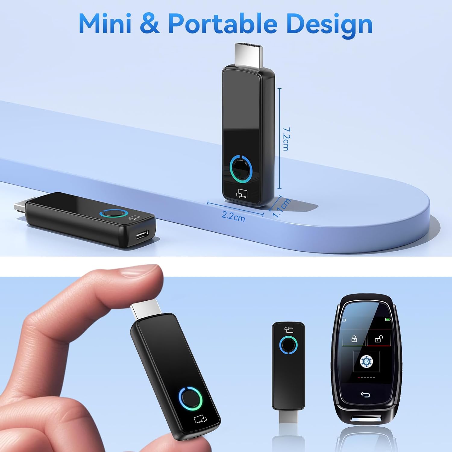 Adattatore HDMI Wireless - Dongle Miracast/Airplay - immagine 6