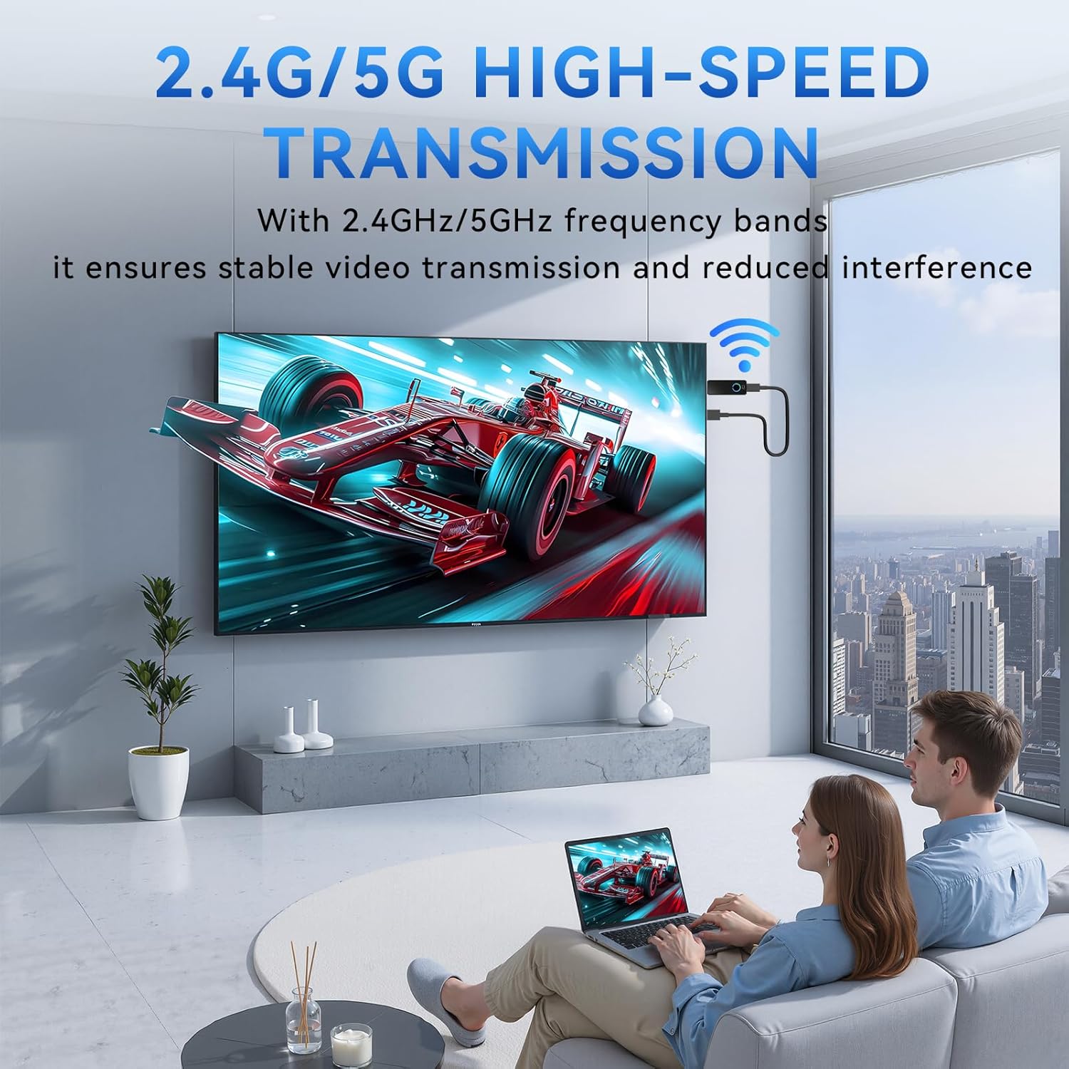 Adattatore HDMI Wireless - Dongle Miracast/Airplay - immagine 7