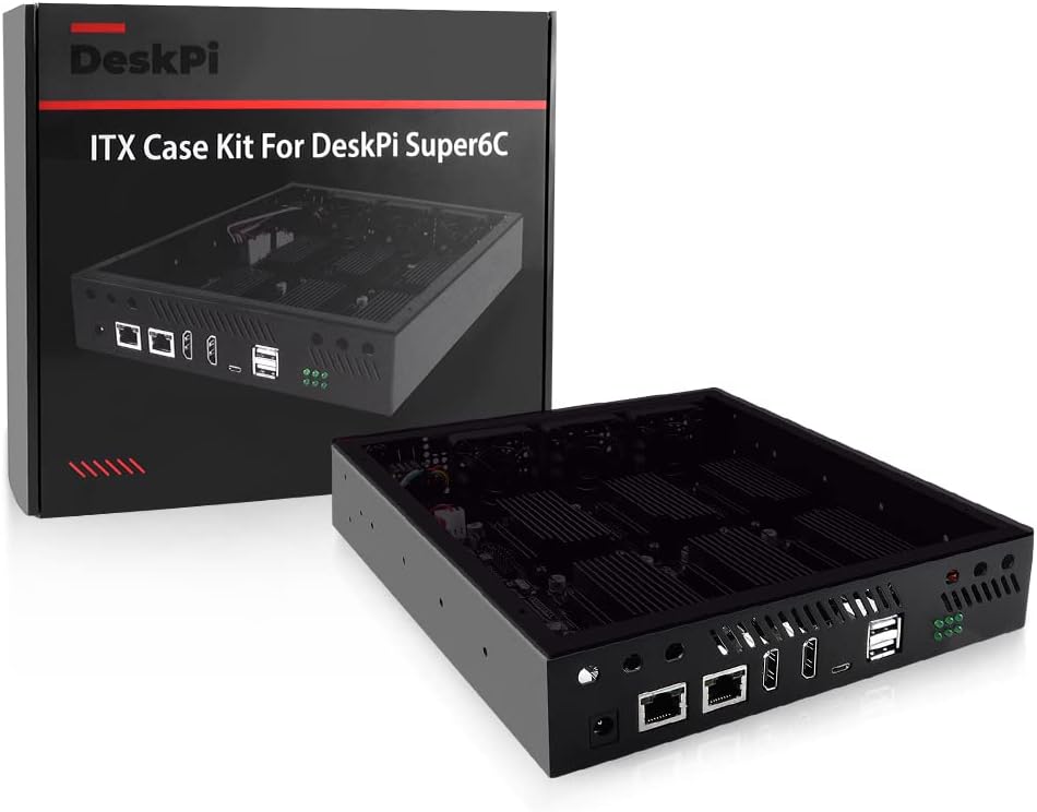 Geeekpi DeskPi ITX Case Kit per Cluster CM5/CM4 - immagine 1