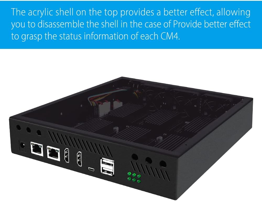Geeekpi DeskPi ITX Case Kit per Cluster CM5/CM4 - immagine 3