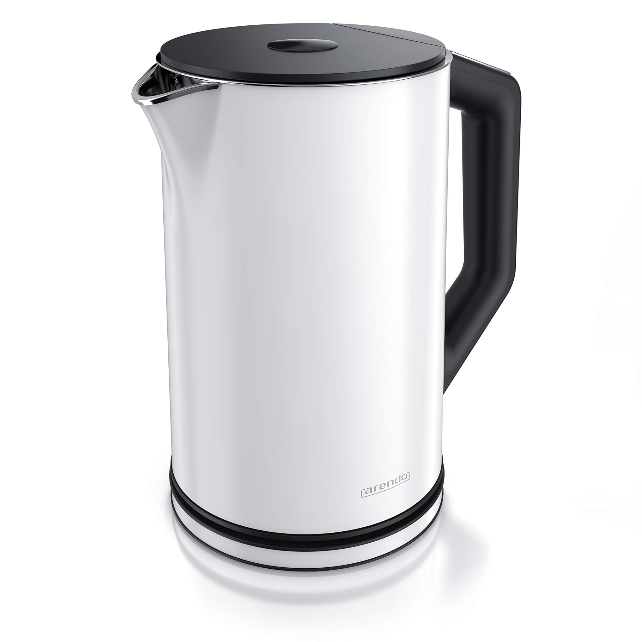 Arendo - Bollitore Elettrico 1.5L 2200W Bianco Perlato