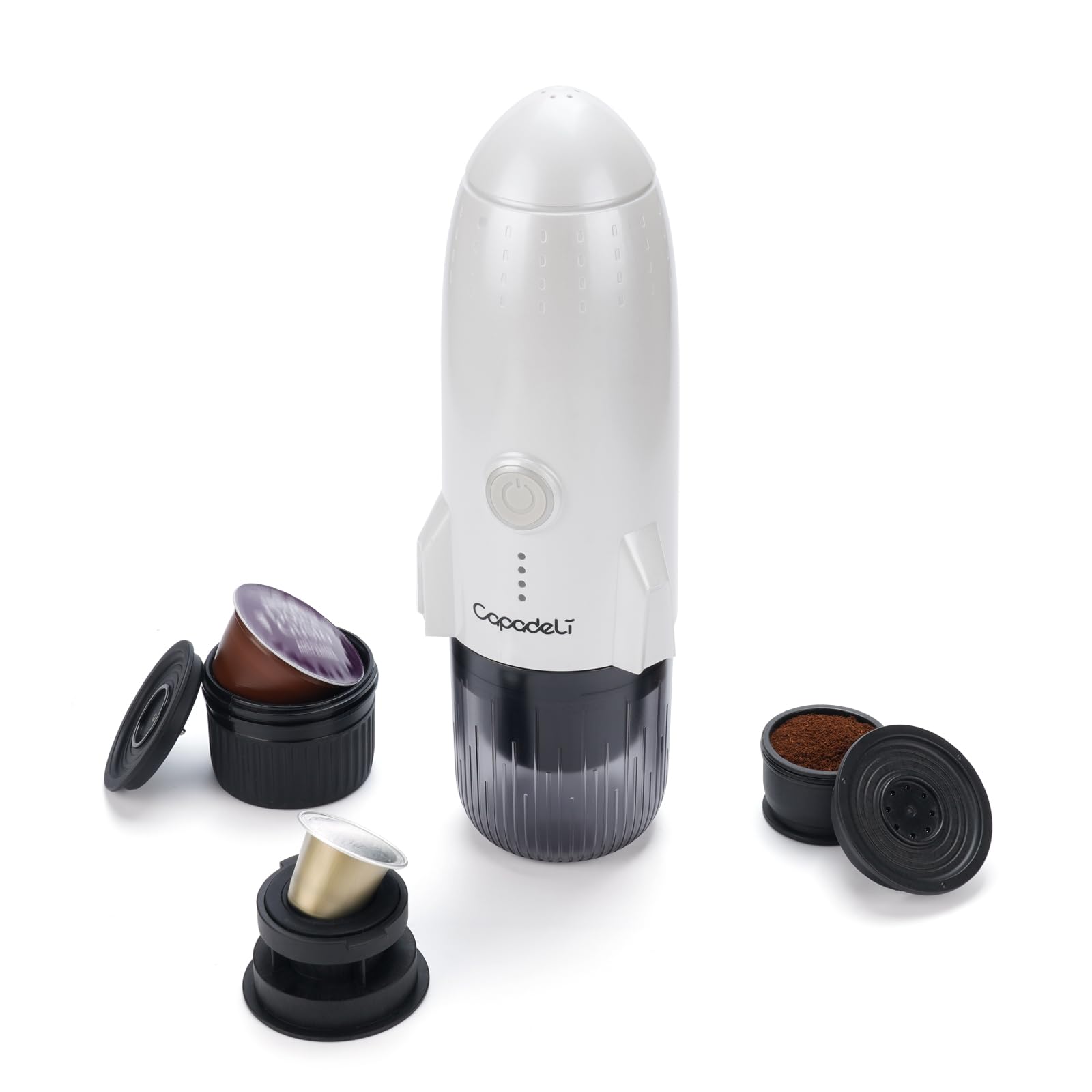 Macchina Caffè Espresso Portatile 3 in 1, 19 Bar