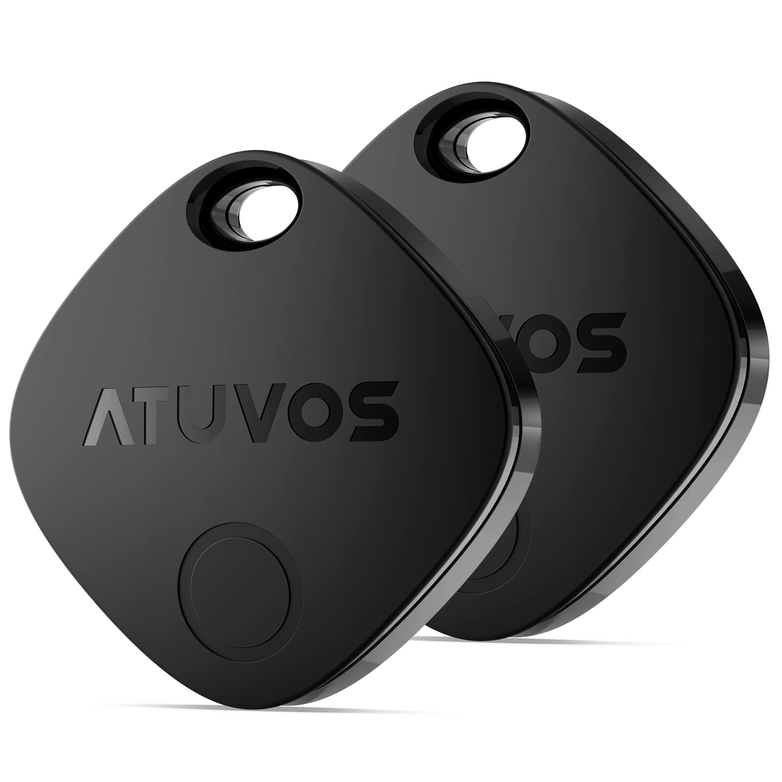 Atuvos Smart Air Tracker Tag Bluetooth 2 Pezzi, Nero
