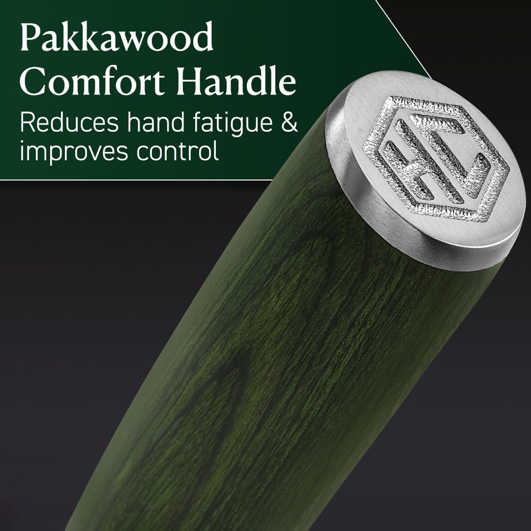 Hexclad Coltello Mannaia Lama Damasco 18cm - immagine 5