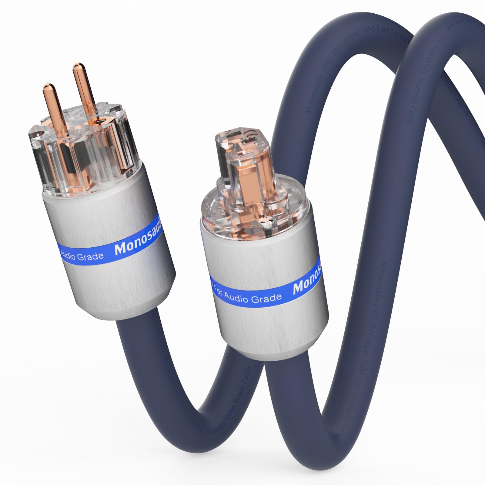 Monosaudio P902 - Cavo Alimentazione HiFi 2m Schermato