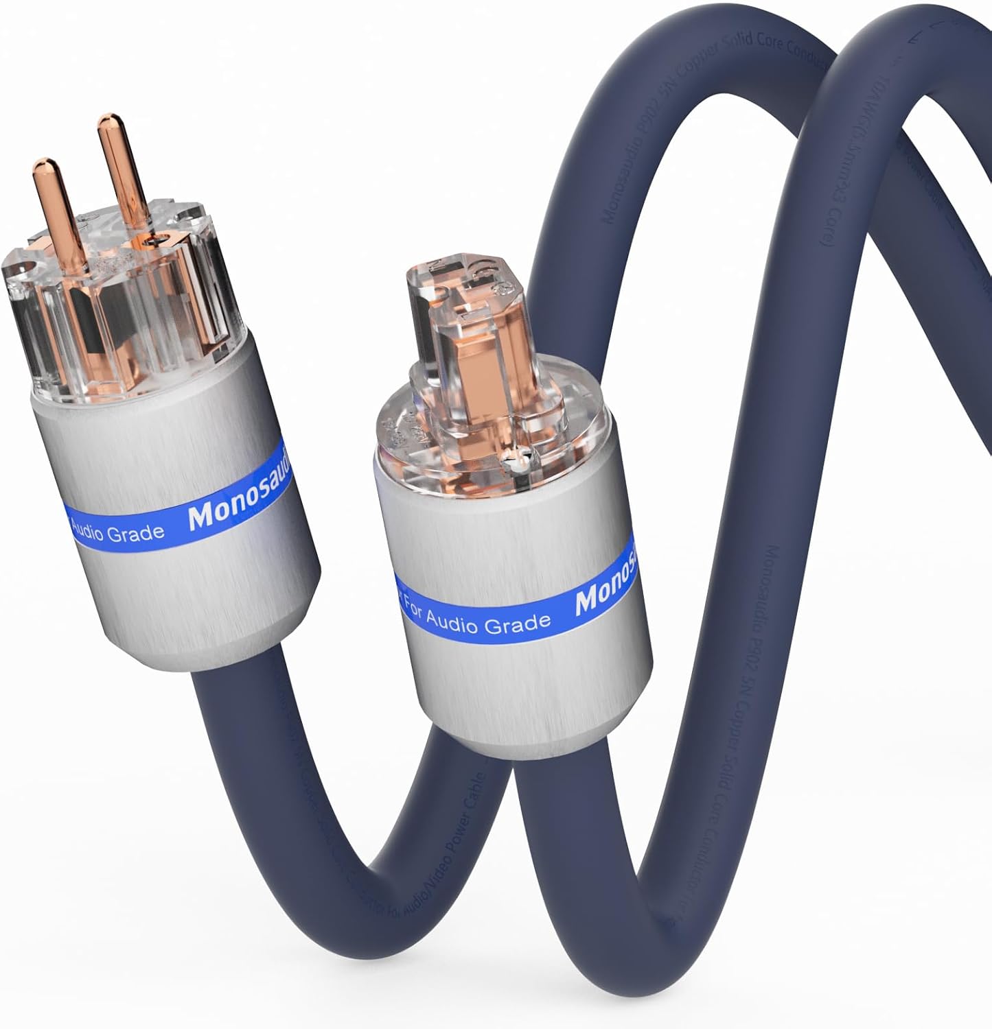 Monosaudio P902 - Cavo Alimentazione HiFi 2m Schermato - immagine 1