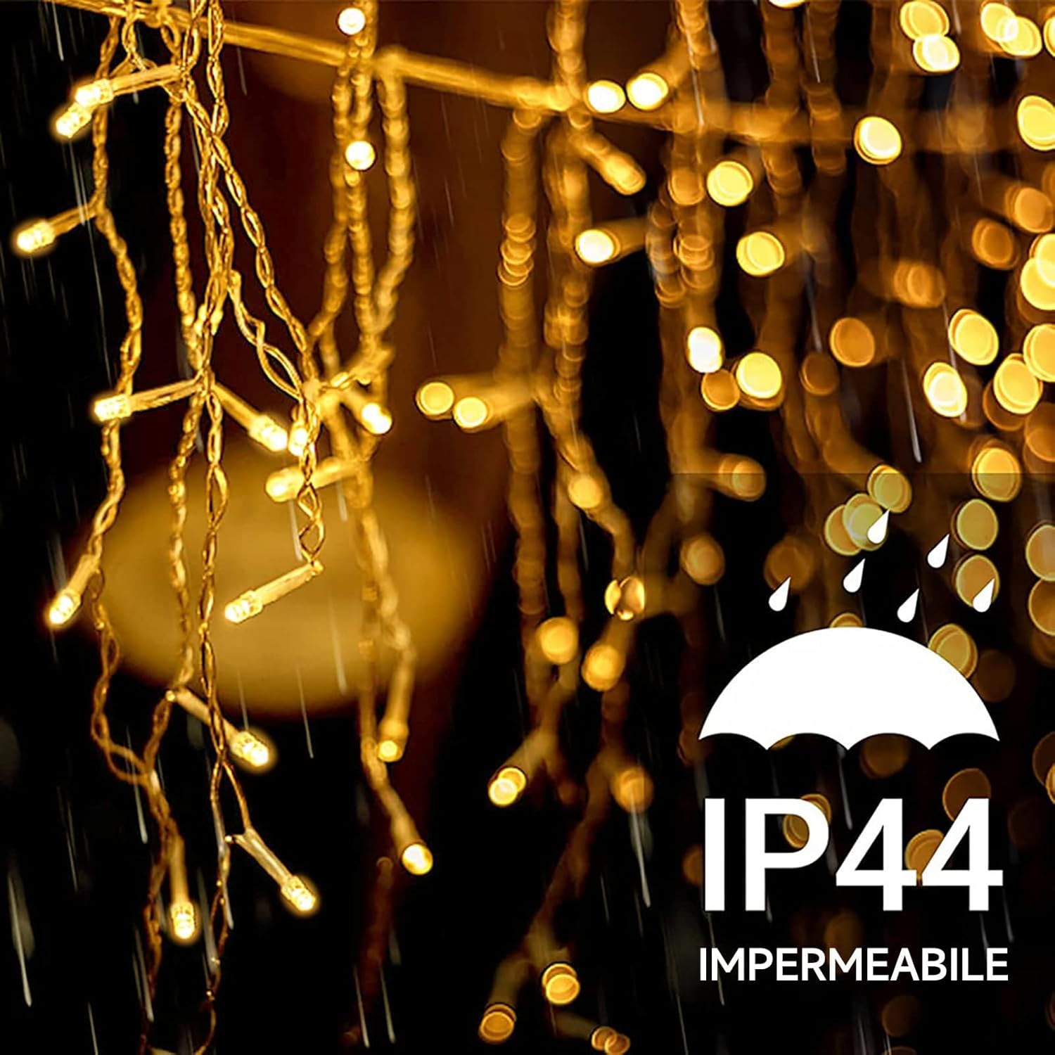 Wowdsgn Luci Natale Esterno Cascata 15M 660LED - immagine 5