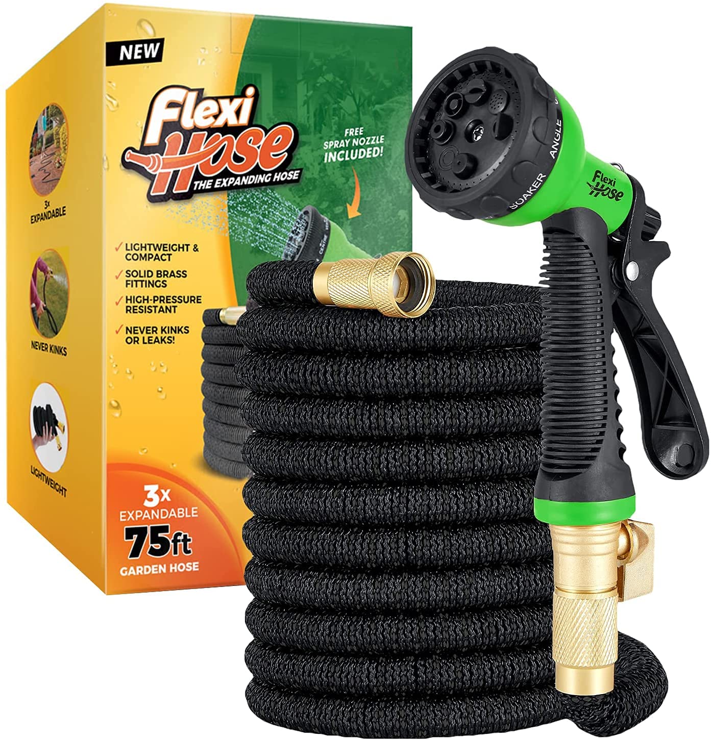 Flexi Hose Upgraded - Tubo Espandibile da Giardino 23m