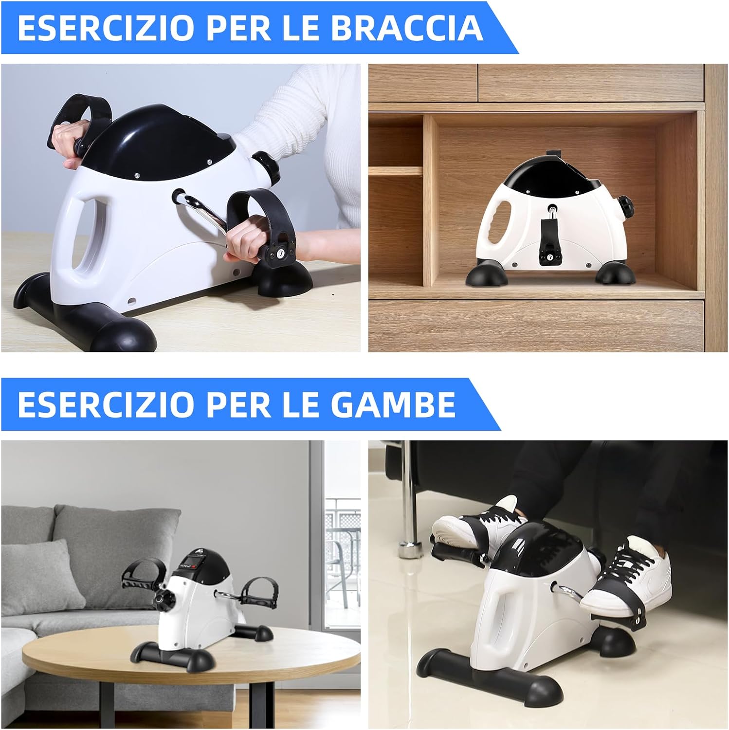 Evoland Mini Cyclette da Casa per Braccia e Gambe - immagine 4