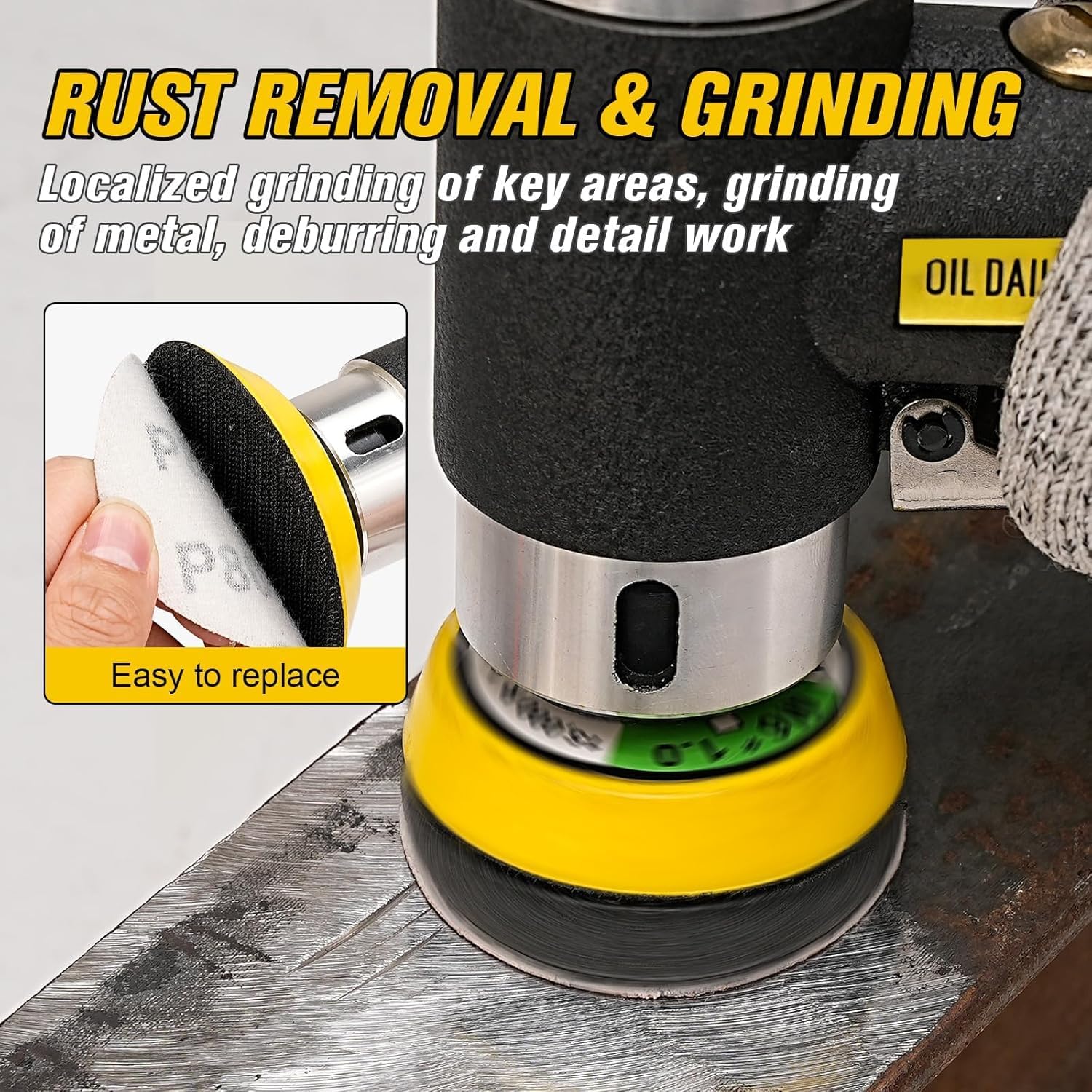 Mini Levigatrice Pneumatica Eccentrica 63 in 1 - immagine 2