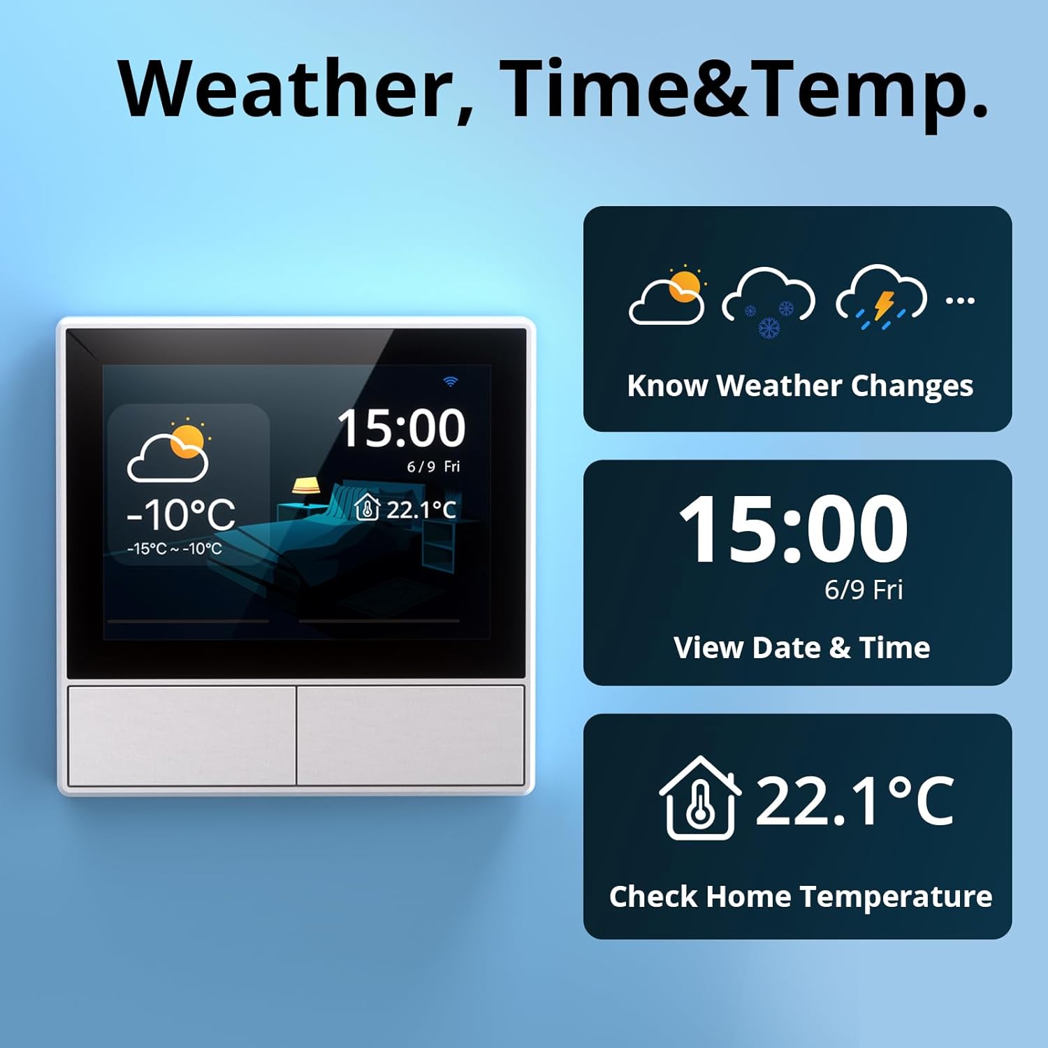 Sonoff NSPanel-EUW Interruttore Smart Scene WI-FI - immagine 3