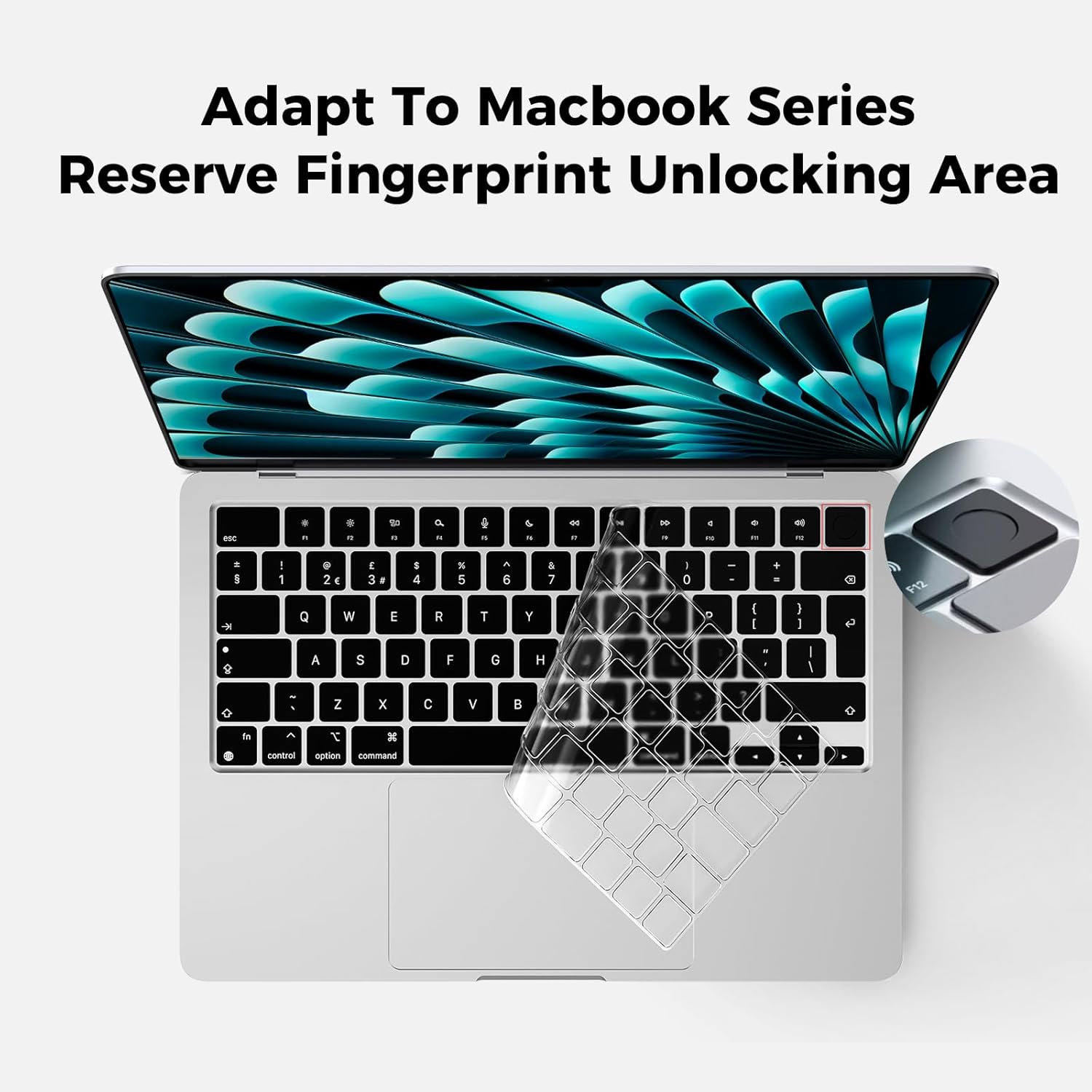 Eoocoo Copritastiera Ultrasottile per MacBook Air/Pro EU - immagine 4