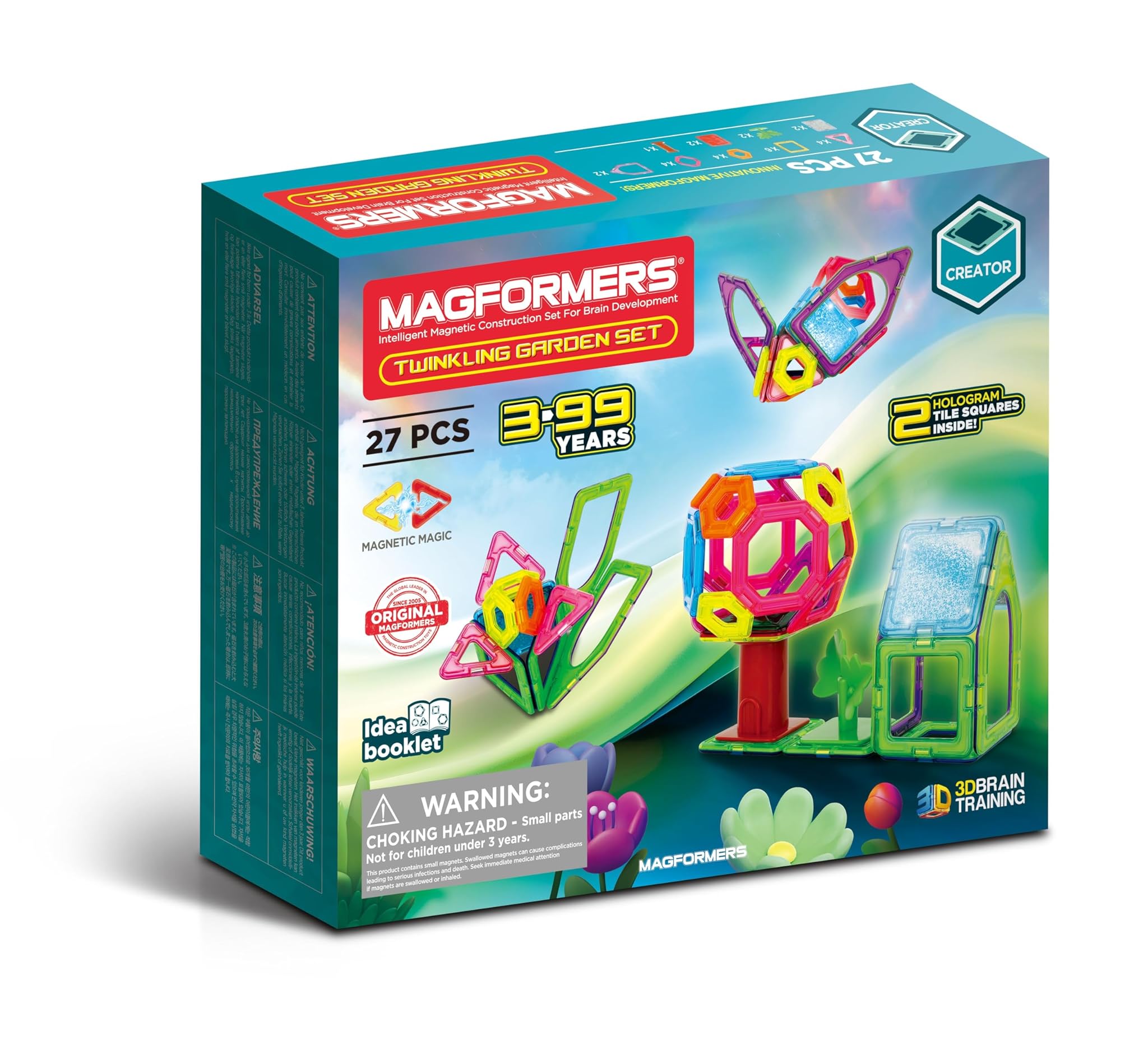 MAGFORMERS Twinkling Garden Set