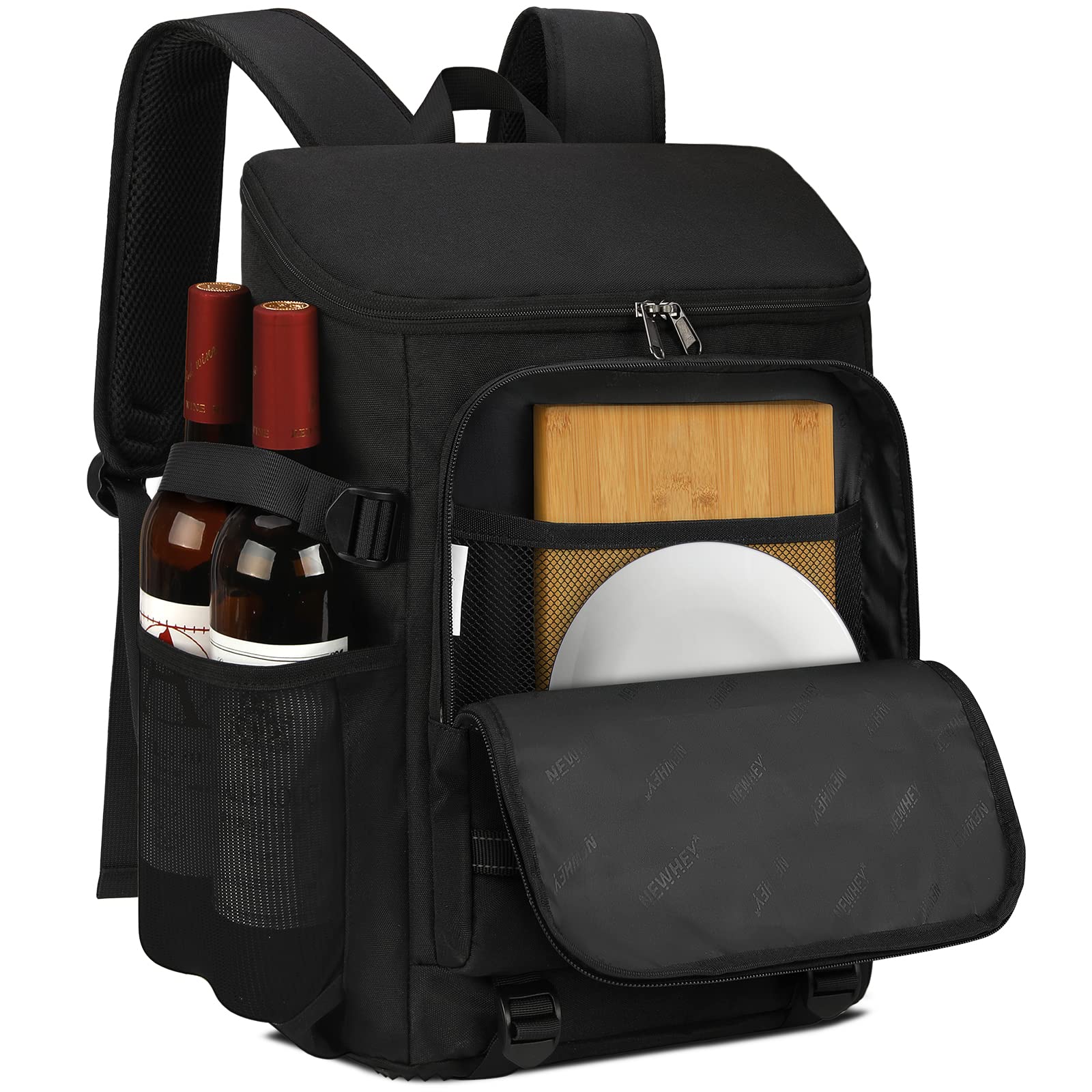 Newhey Zaino Termico Impermeabile 30L, Nero