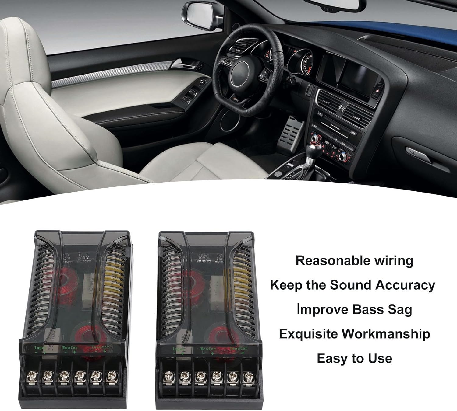 Crossover 2 Vie per Auto con Dissipatore di Calore - immagine 3