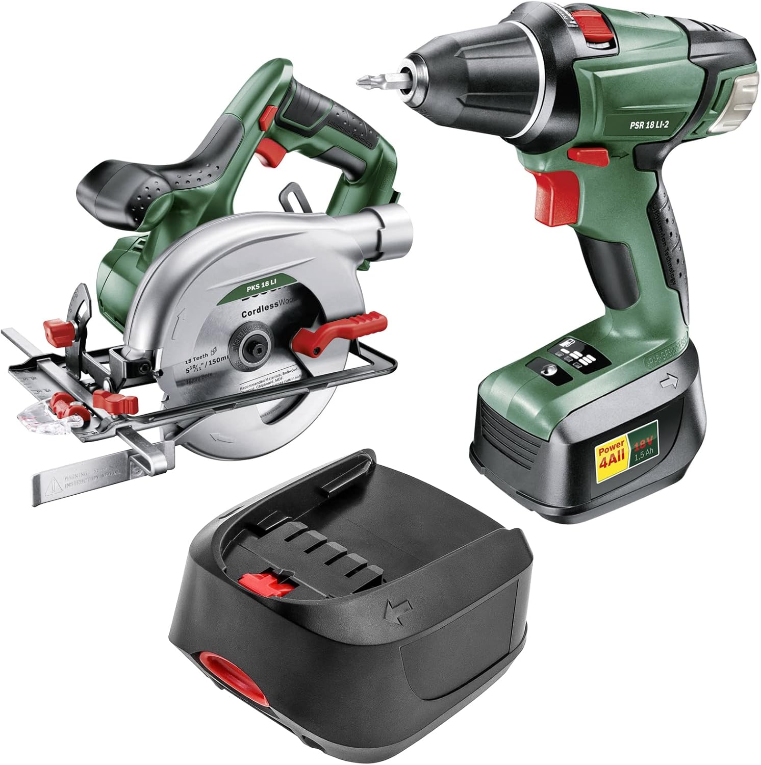 Techtek Batteria 2000mAh Compatibile con Bosch 18V - immagine 2