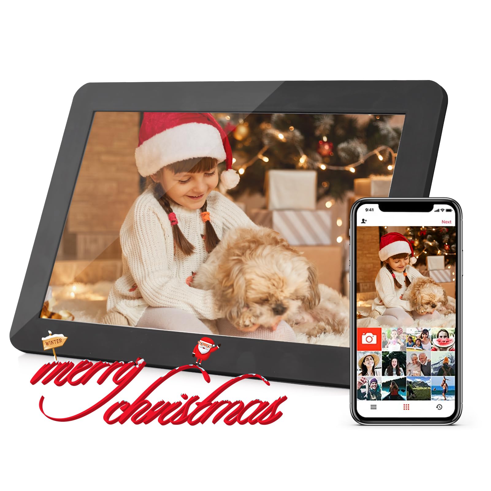 Andoer Cornice Digitale WiFi 10.1" Cloud, 16GB