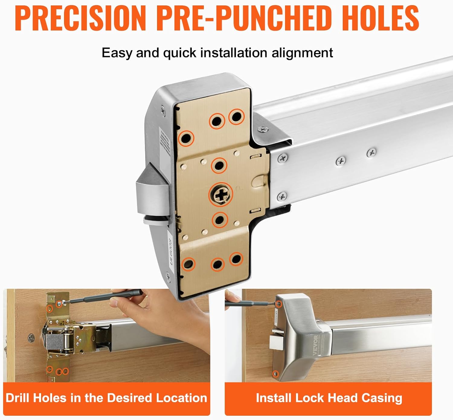 Vevor Barra a Spinta Antipanico per Porte di Emergenza - immagine 4