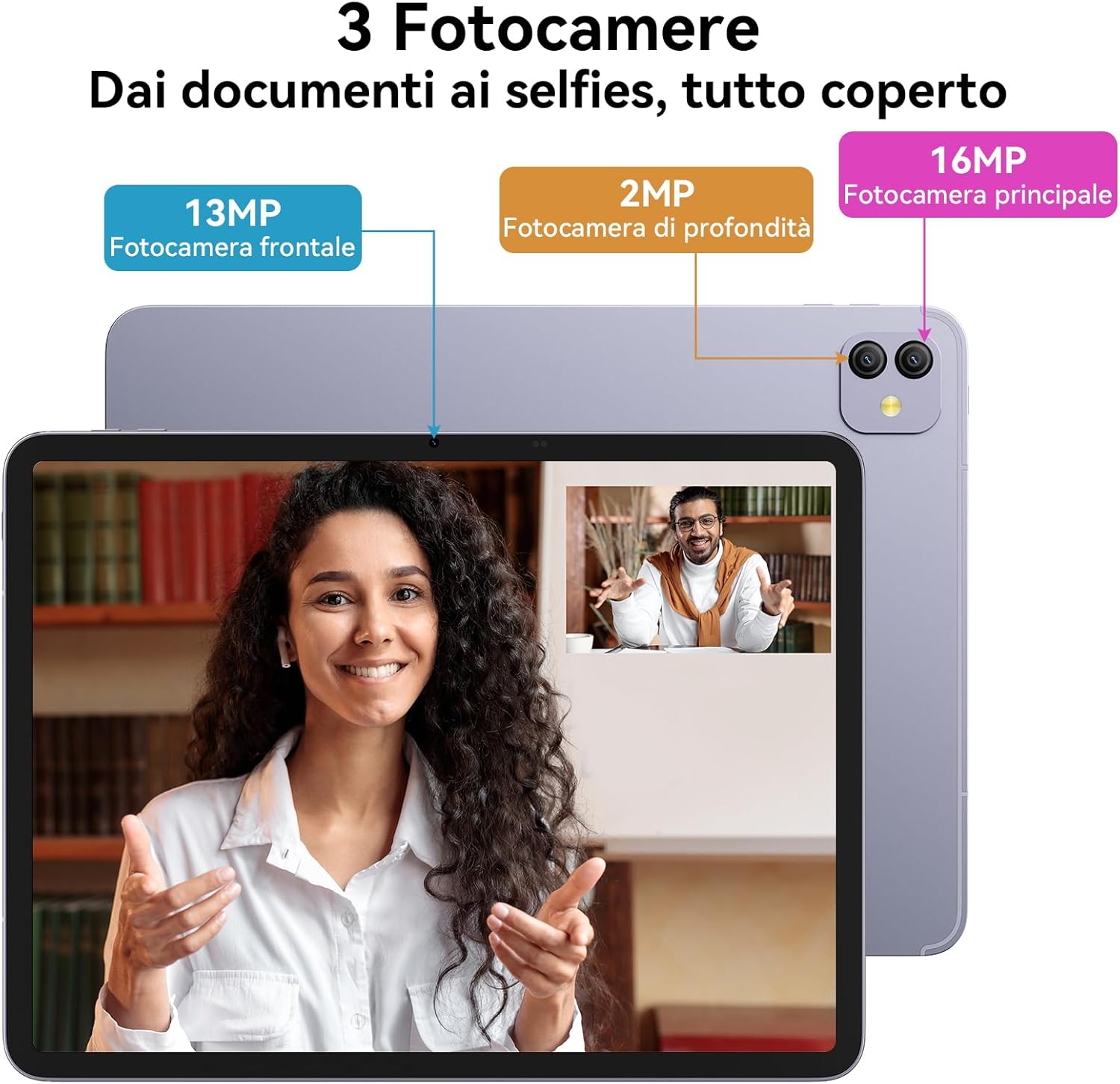 Blackview Link 8 - Tablet 13" con Tastiera e Penna - immagine 8