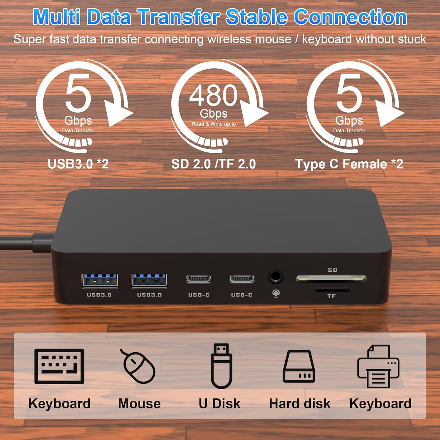 Surface Dock 12-in-1 Triplo Display 4K - immagine 6