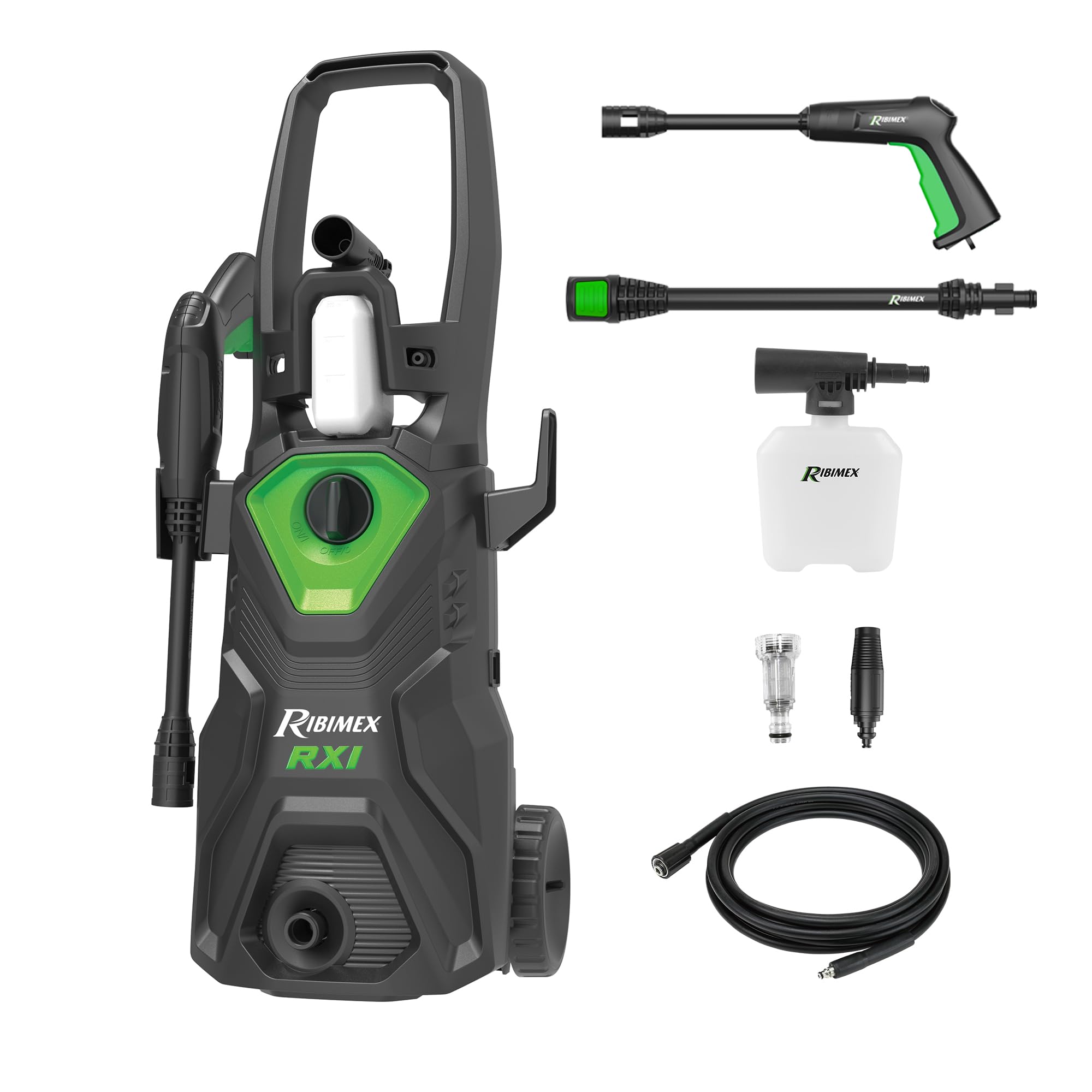 Ribimex - PRNHP01 Idropulitrice RX1, 1400 W, 110 bar, 420 l/h