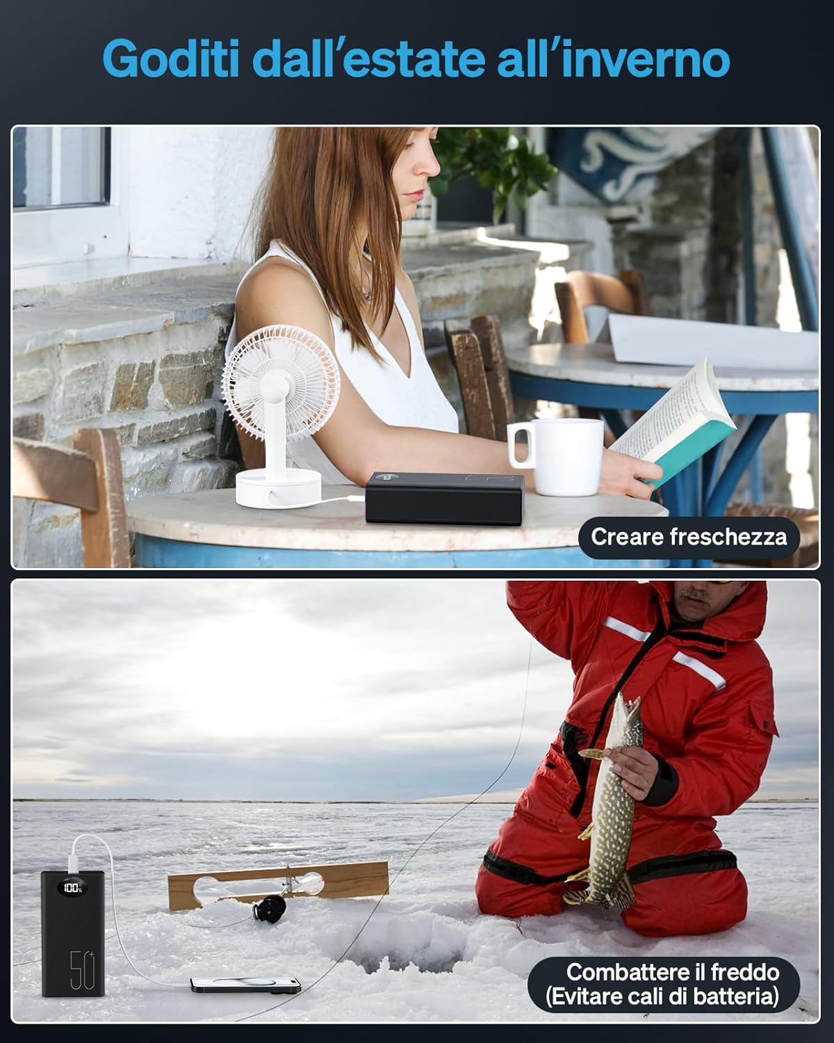 Power Bank 50000mAh - Caricatore Portatile 22,5W - immagine 6